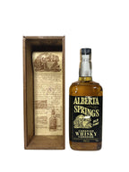 Alberta Springs Old Time Canadian Whisky 1979 -bottle front