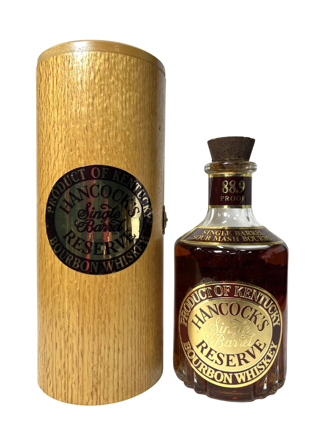 Hancock's Single Barrel Reserve 1990's -bottle front