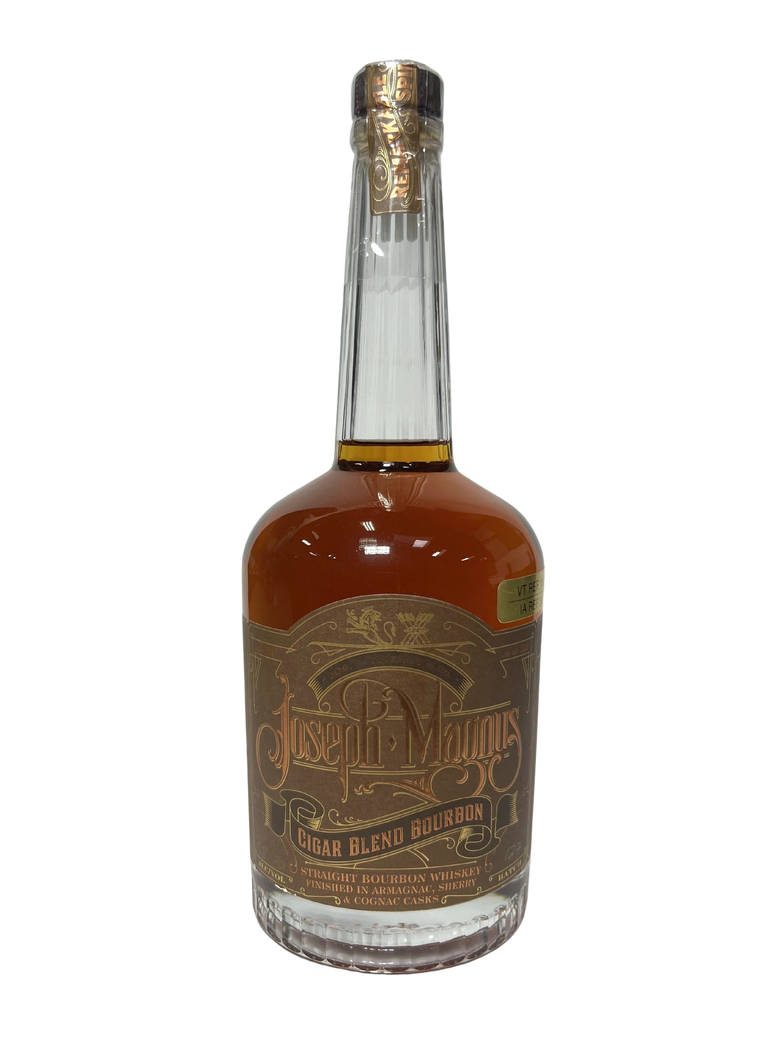 Joseph Magnus Cigar Blend batch 127 -bottle front