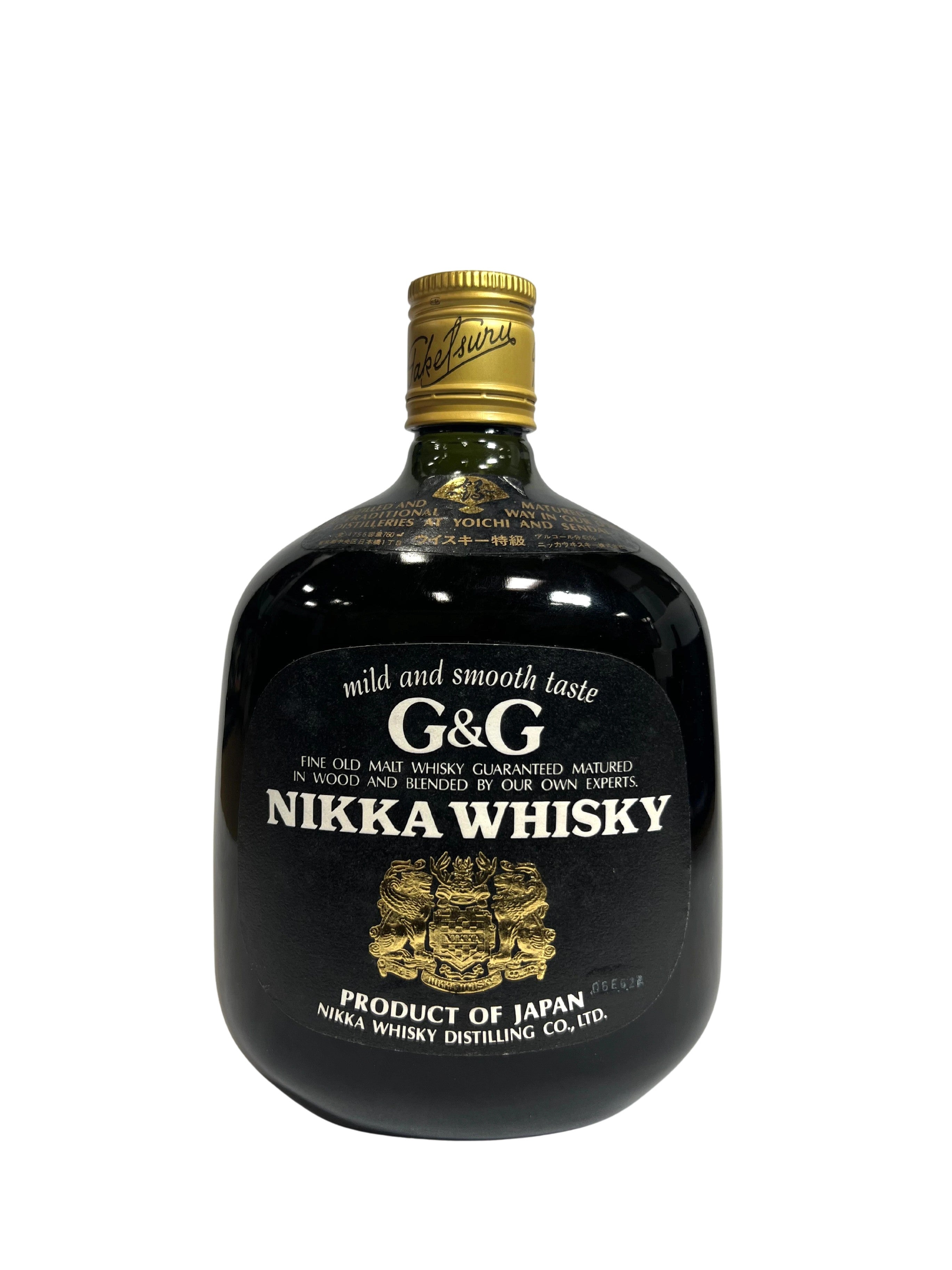 Nikka G&G 1970's -bottle front