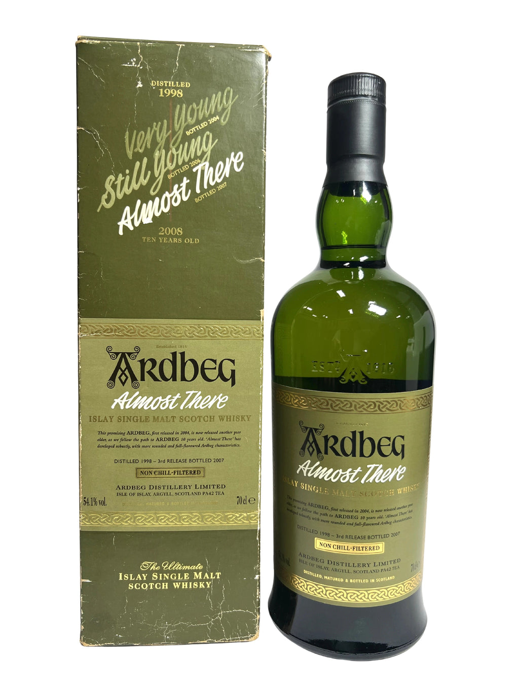 Ardbeg Almost There 2008 -bottle front