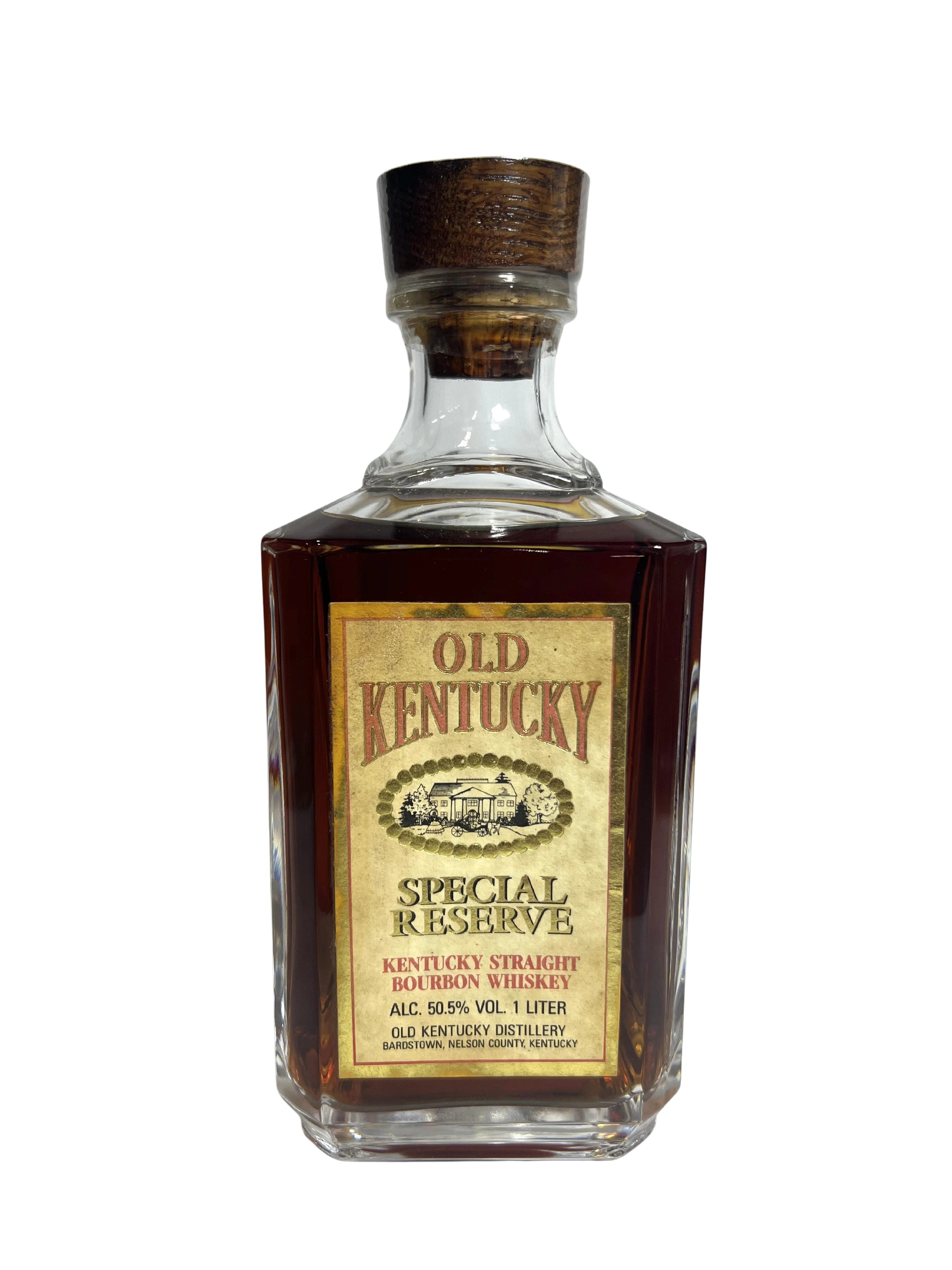 KBD/Willett Old Kentucky 15-year 101pf. 1990's Liter -bottle front