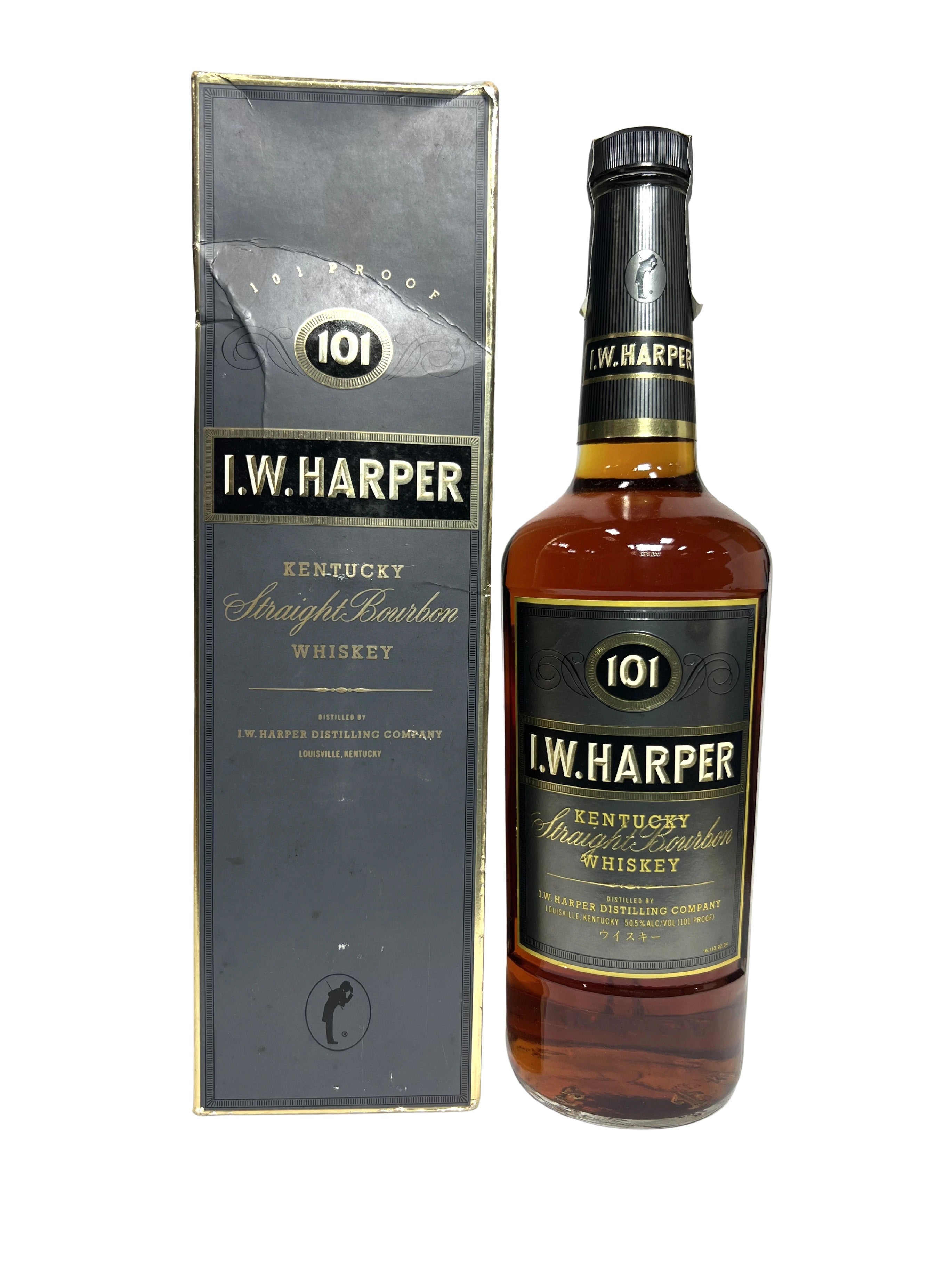 I.W. Harper 101 proof 1992 -bottle front