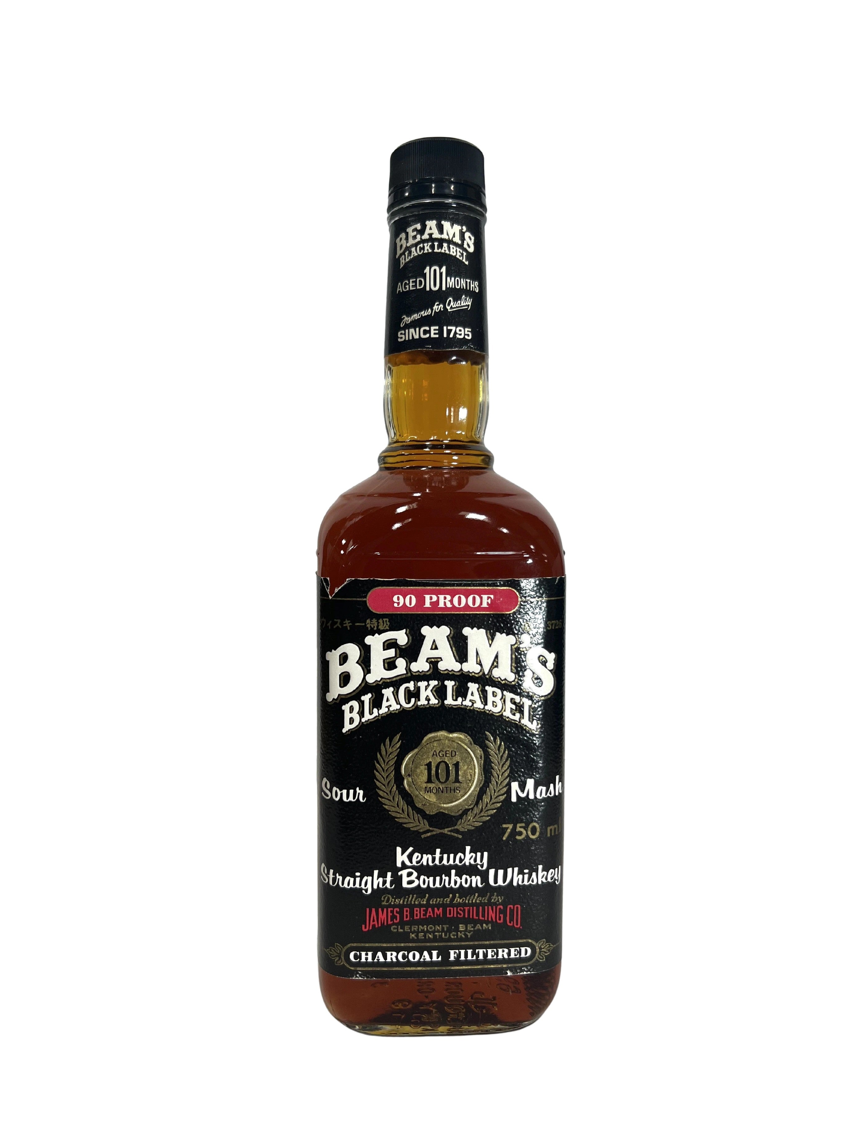 Beam's Black Label 8-year 1985 750ml -bottle front