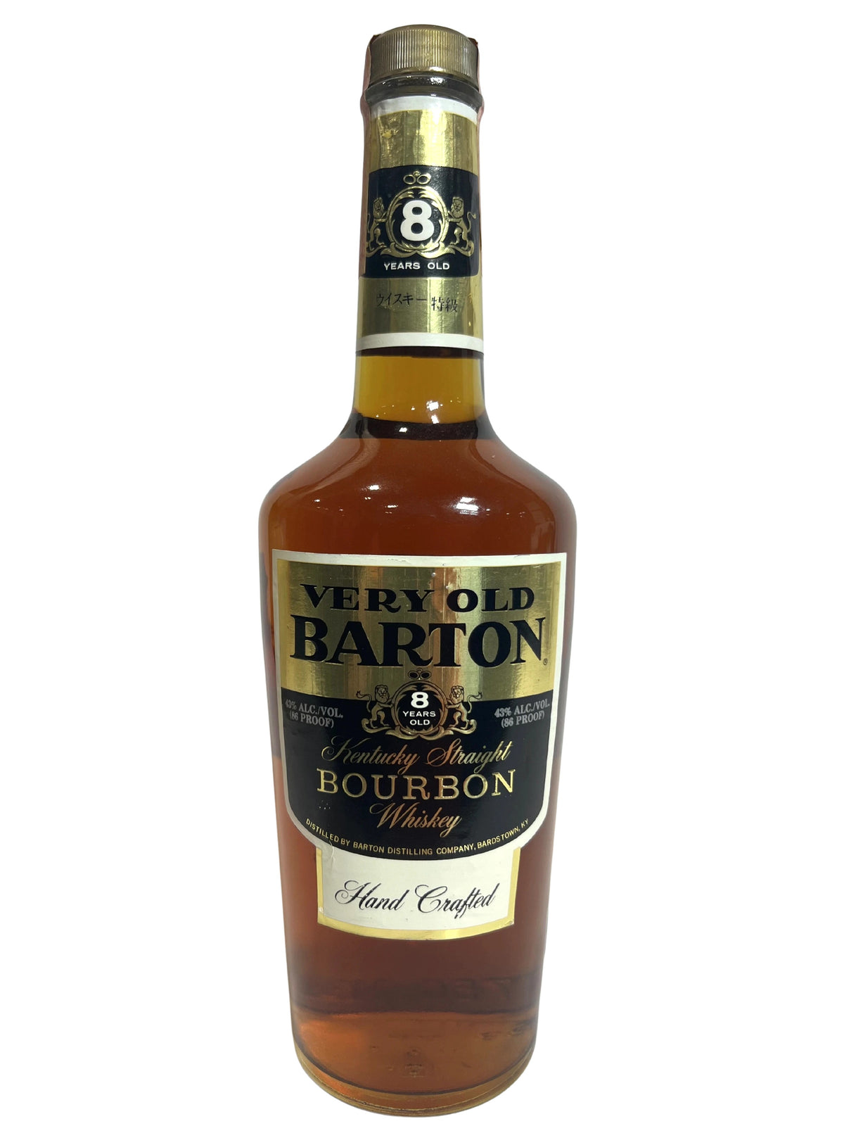 Very Old Barton 86pf. 1988 -bottle front