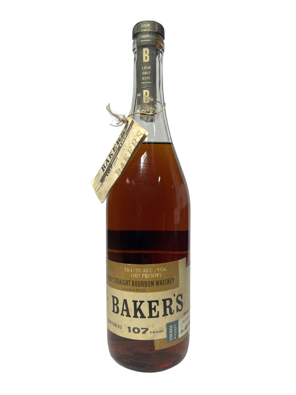 Baker's 1985 (first release) 700ml -bottle front