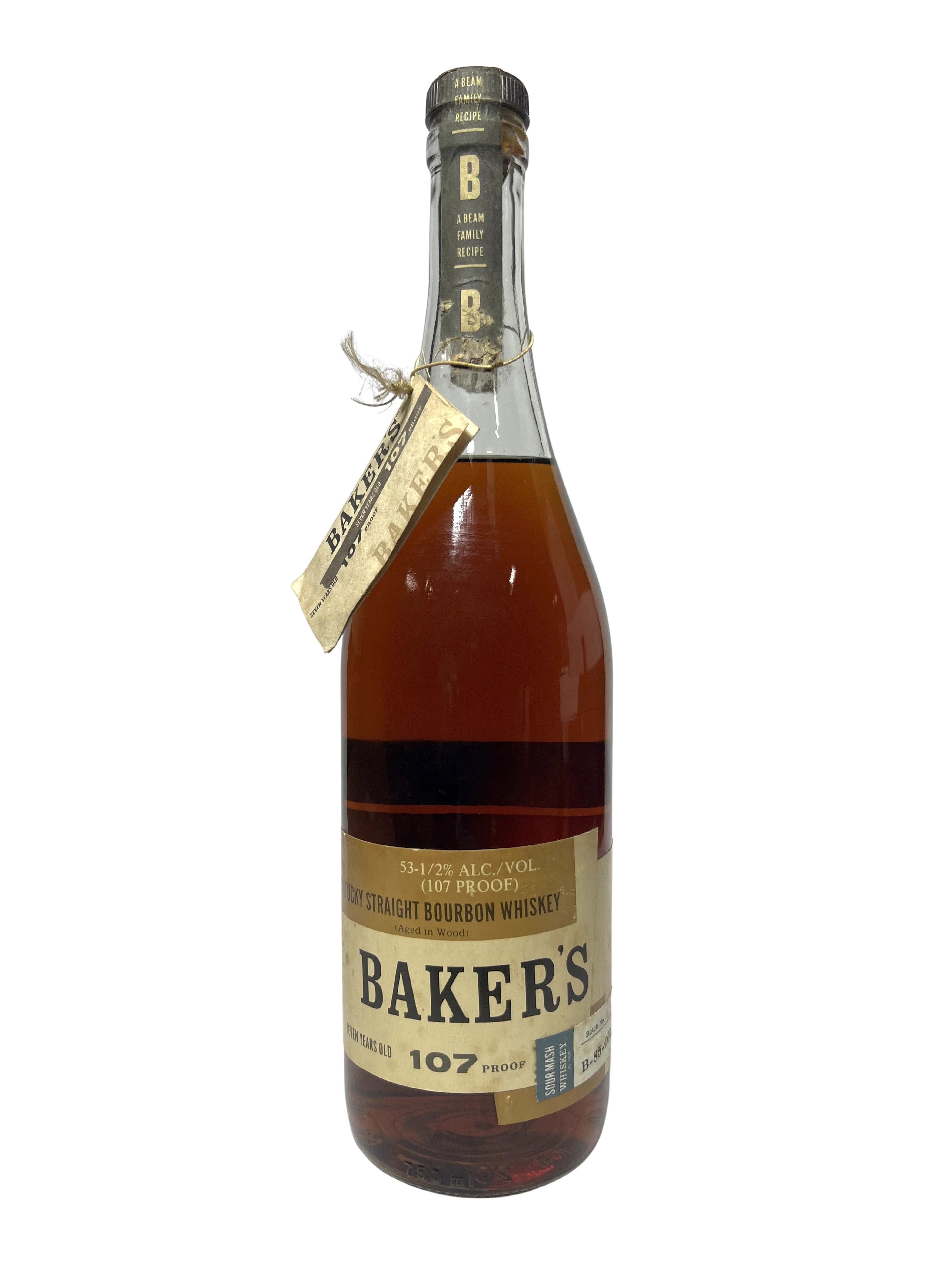 Baker's 1985 (first release) 700ml -bottle front