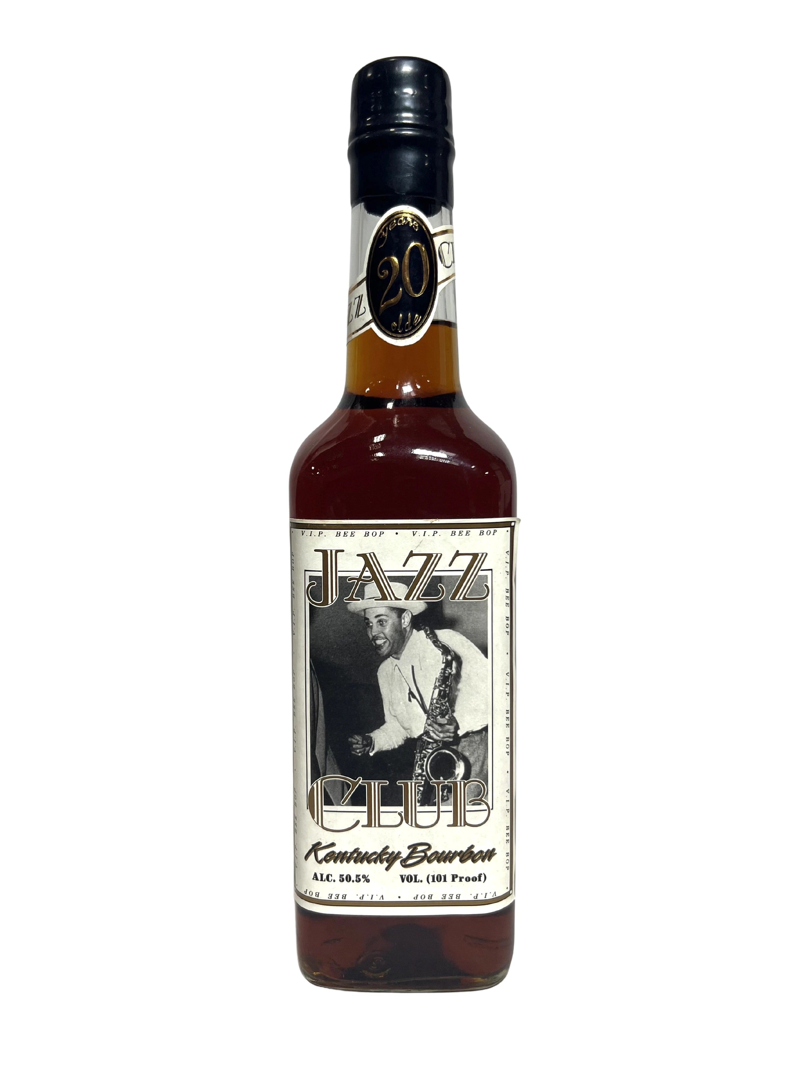 KBD/Willett Jazz Club 20-year 101 proof 1990's -bottle front