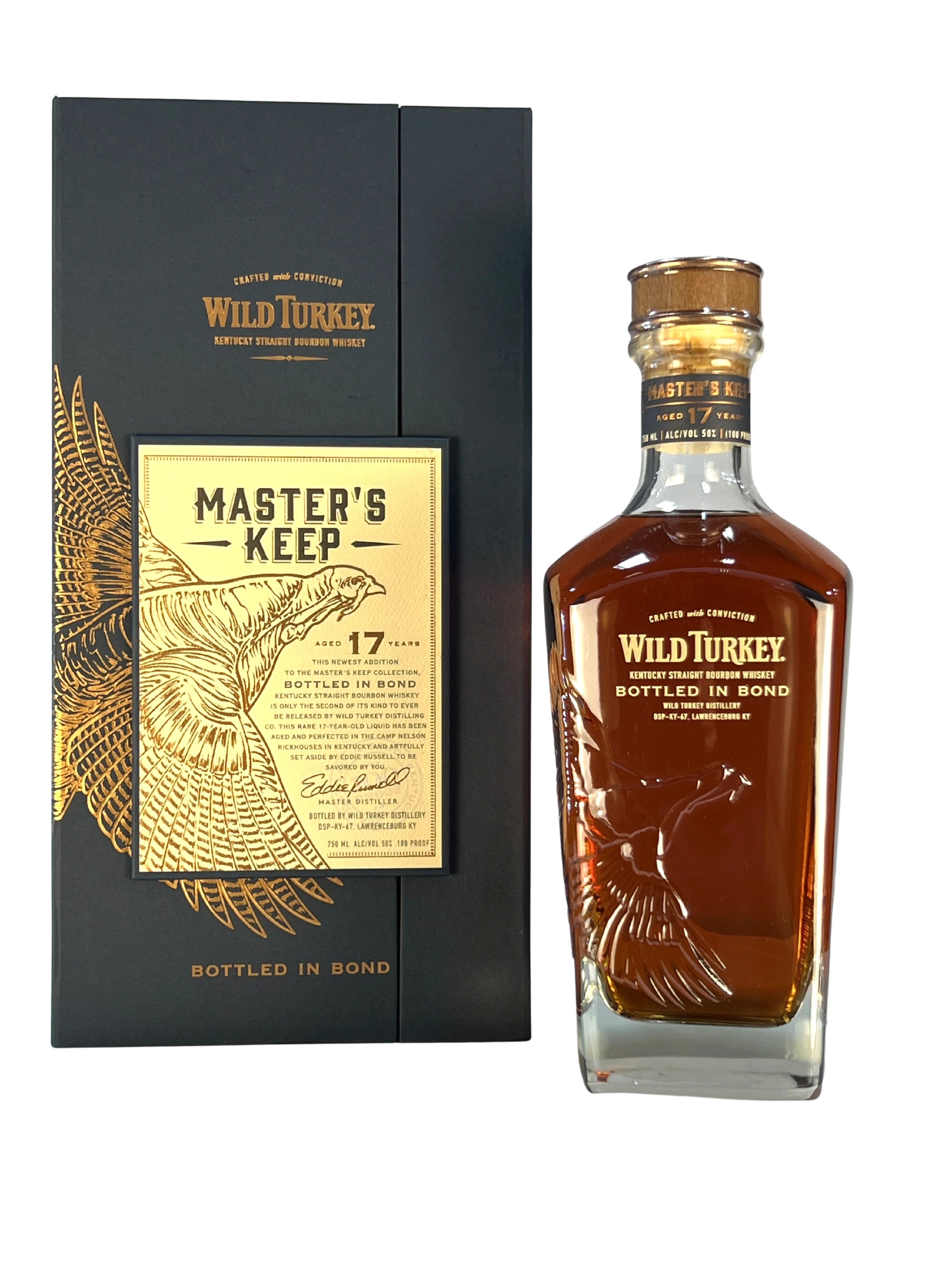 Wild Turkey Master's Keep 17yr Bottled in Bond 750ml -bottle front