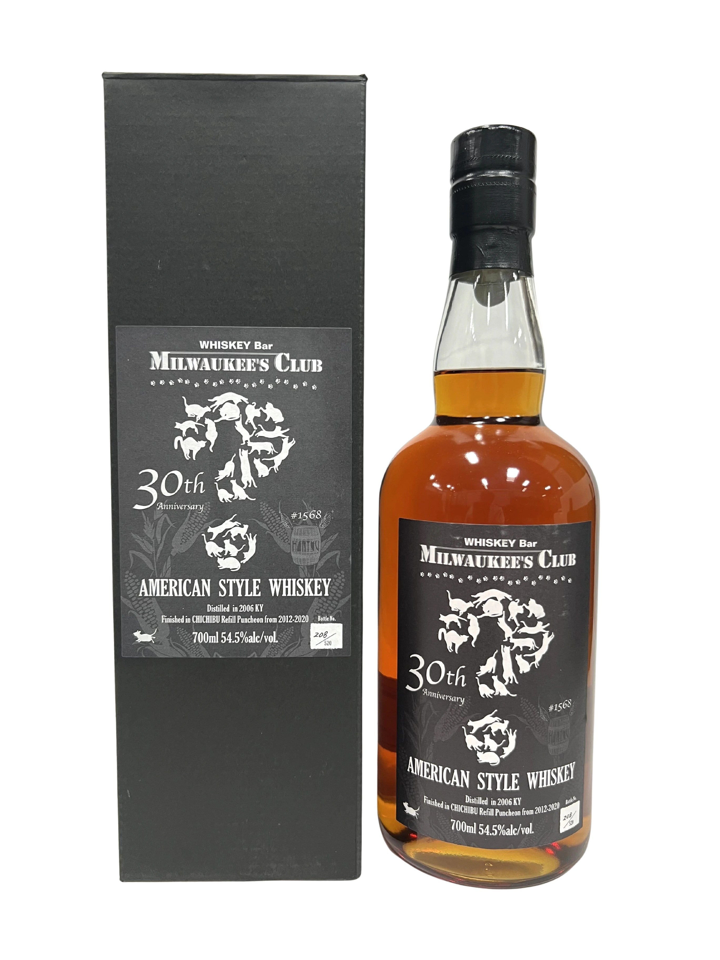 Milwaulkee Club 30th Anniversary 14-year (Wild Turkey) -bottle front