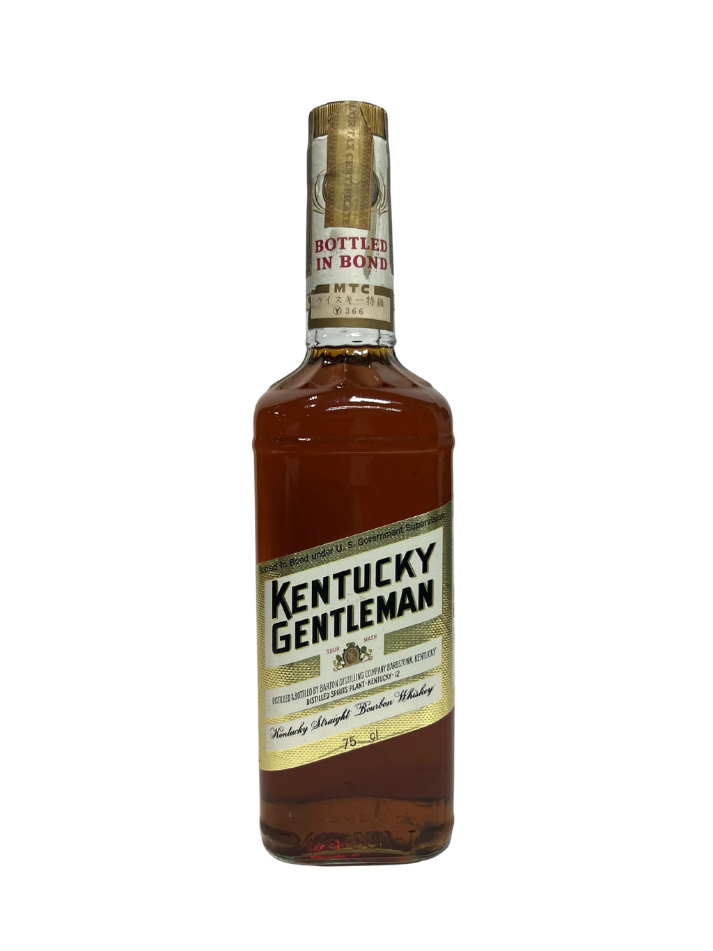 Kentucky Gentleman 1970 -bottle front