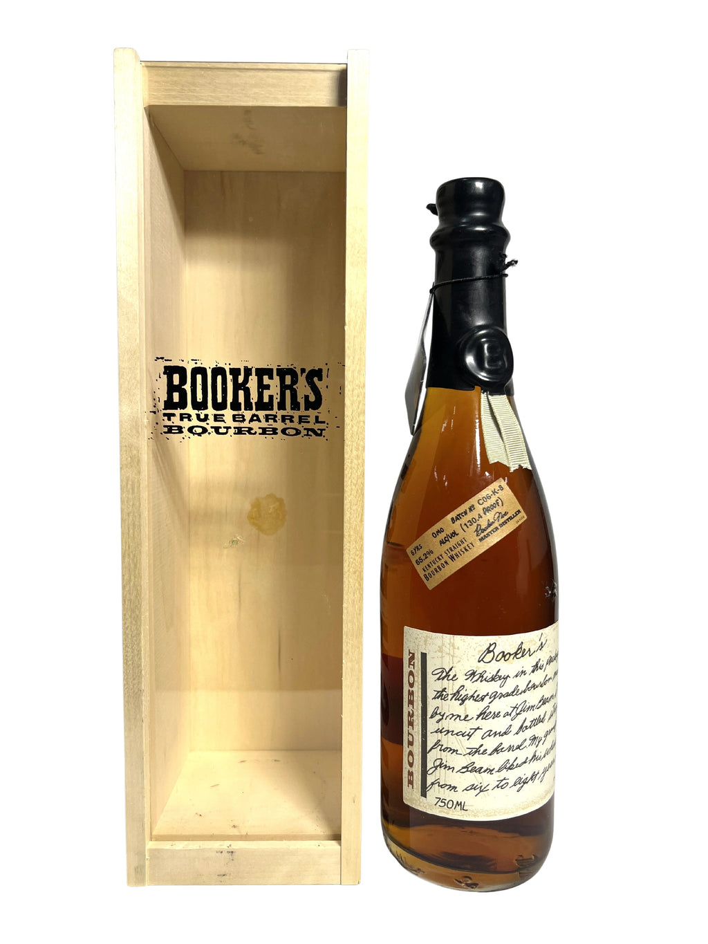 Booker's True Barrel Bourbon 2006 -bottle front
