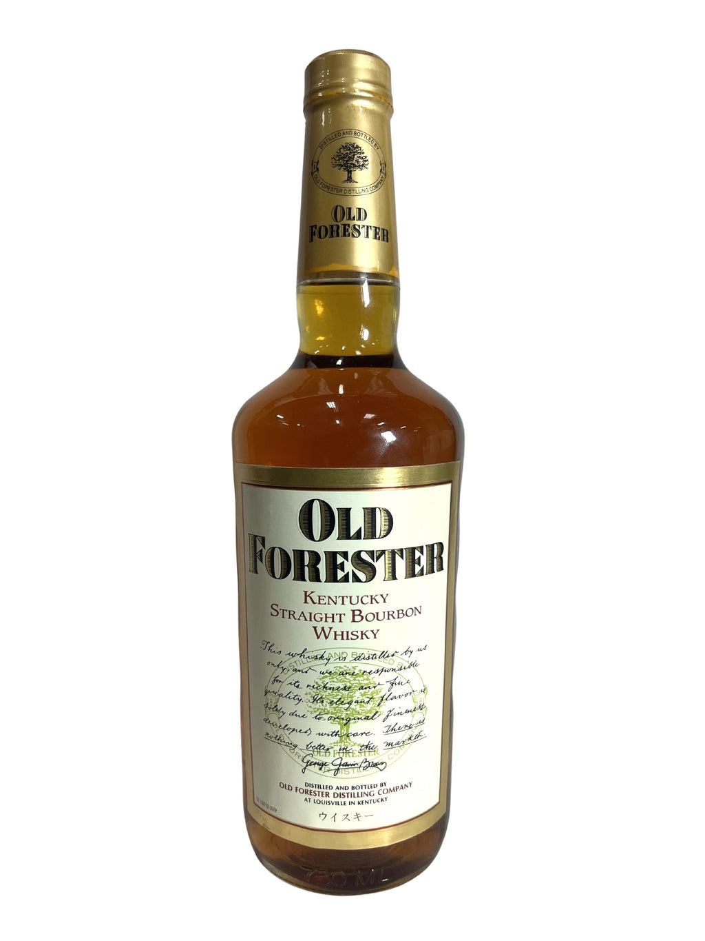 Old Forester 86pf. 1990 -bottle front
