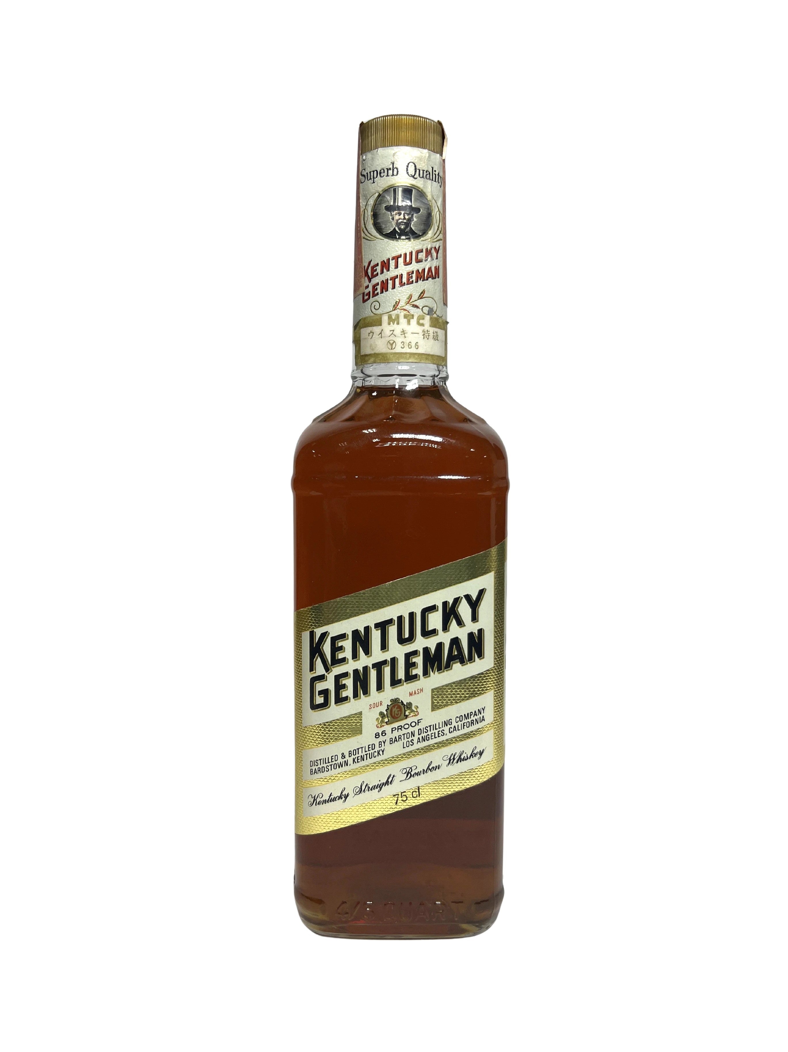 Kentucky Gentleman 1975 -bottle front