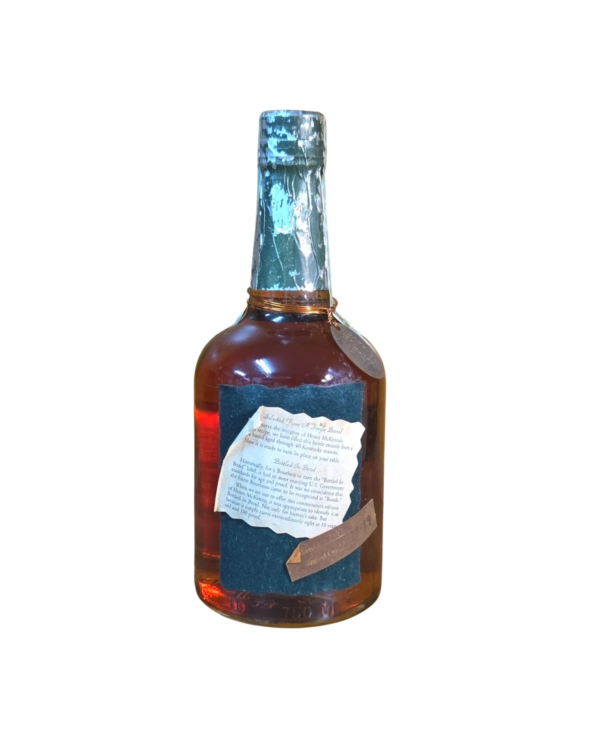 PRE-ARRIVAL 1989 (pre-fire Heaven Hill) Henry McKenna Single Barrel Bottled-In-Bond 100 Proof 750ml (comes in 2–3 weeks)