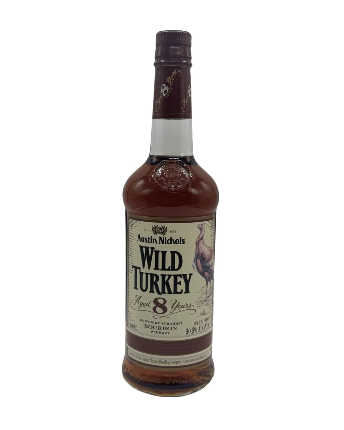 PRE-ARRIVAL Early 2000's Austin Nichols Wild Turkey Aged 8 Years 101 Proof 700ml (comes in 2–3 weeks)