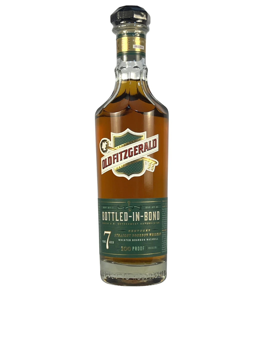 Old Fitzgerald Bottled-in-Bond Kentucky Straight Bourbon Whiskey -bottle back