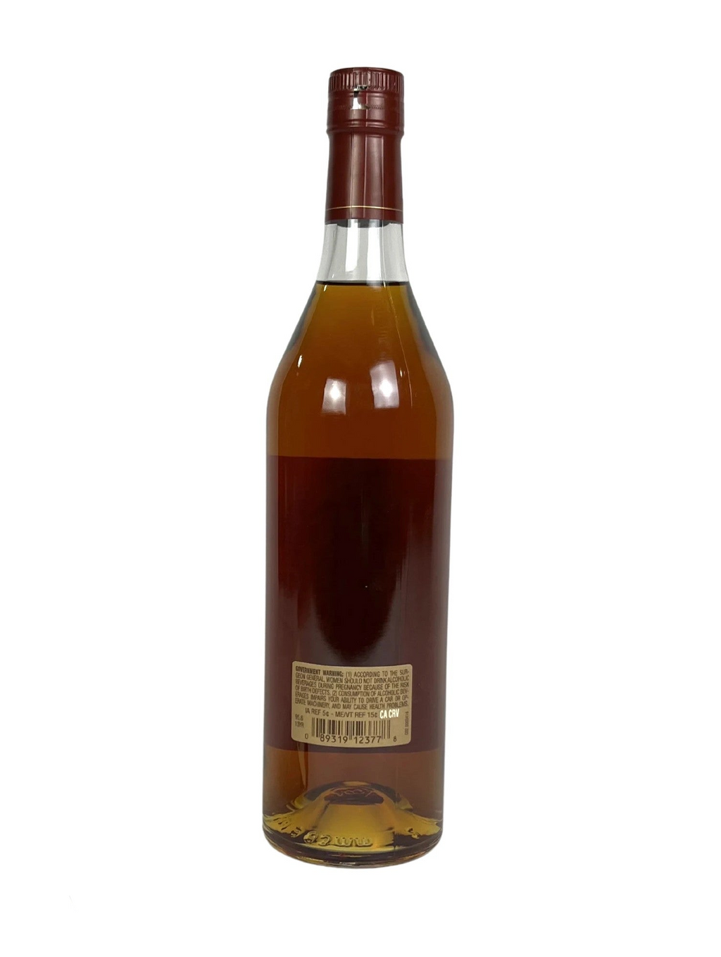 VAN WINKLE FAMILY RESERVE RYE -bottle back