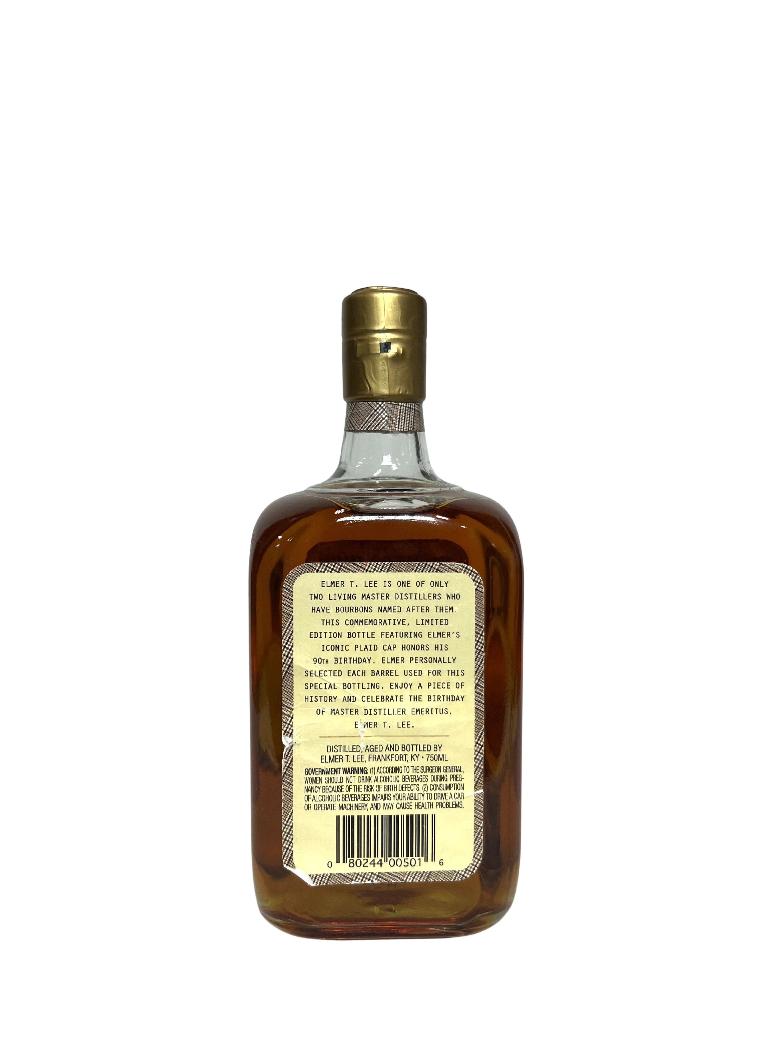 Elmer T. Lee 90th Birthday Edition 2009 -bottle back
