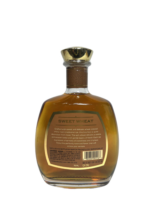 1792 Sweet Wheat Kentucky Straight Bourbon Whiskey -bottle back