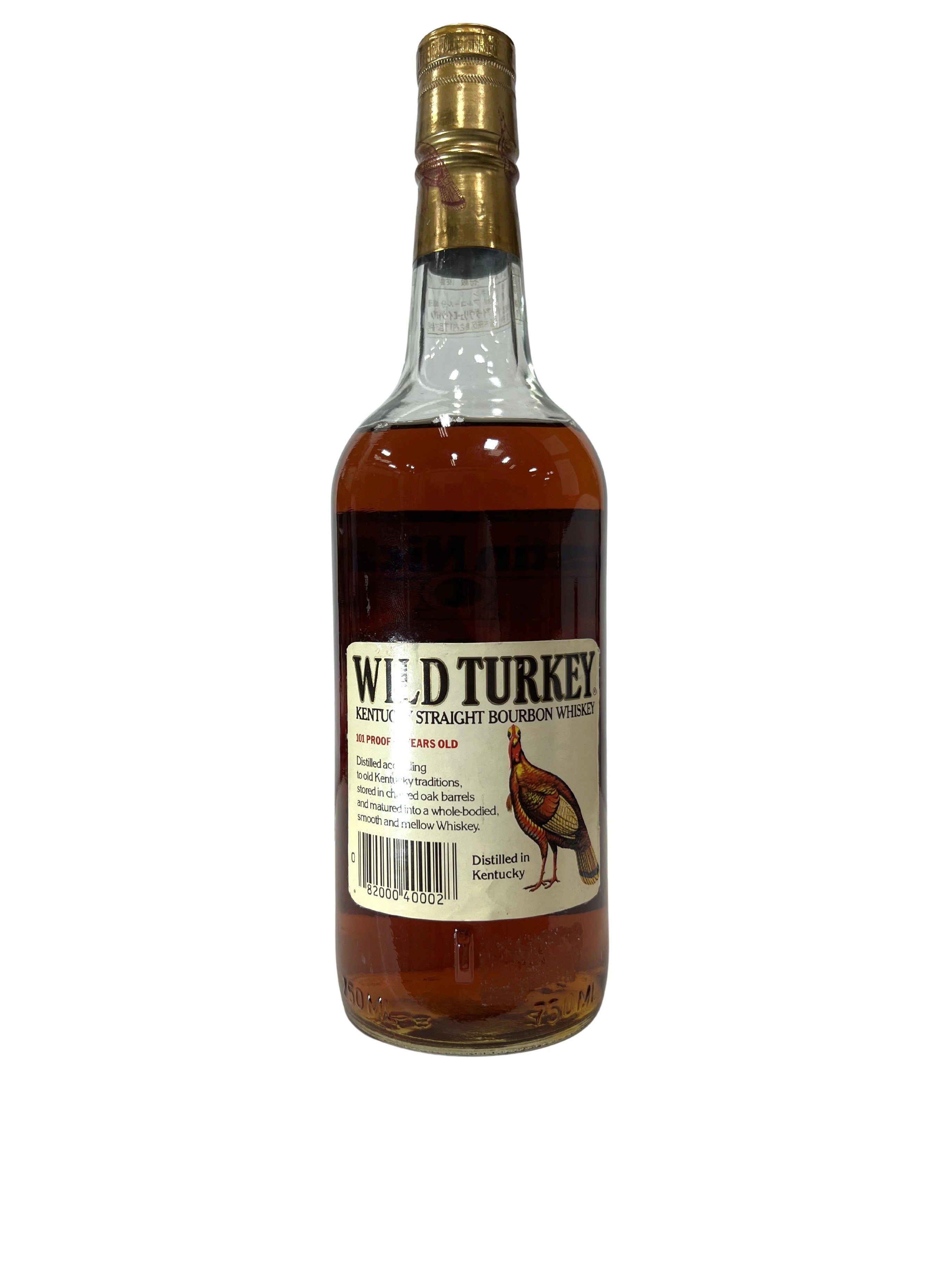 WILD TURKEY 1987 -bottle back