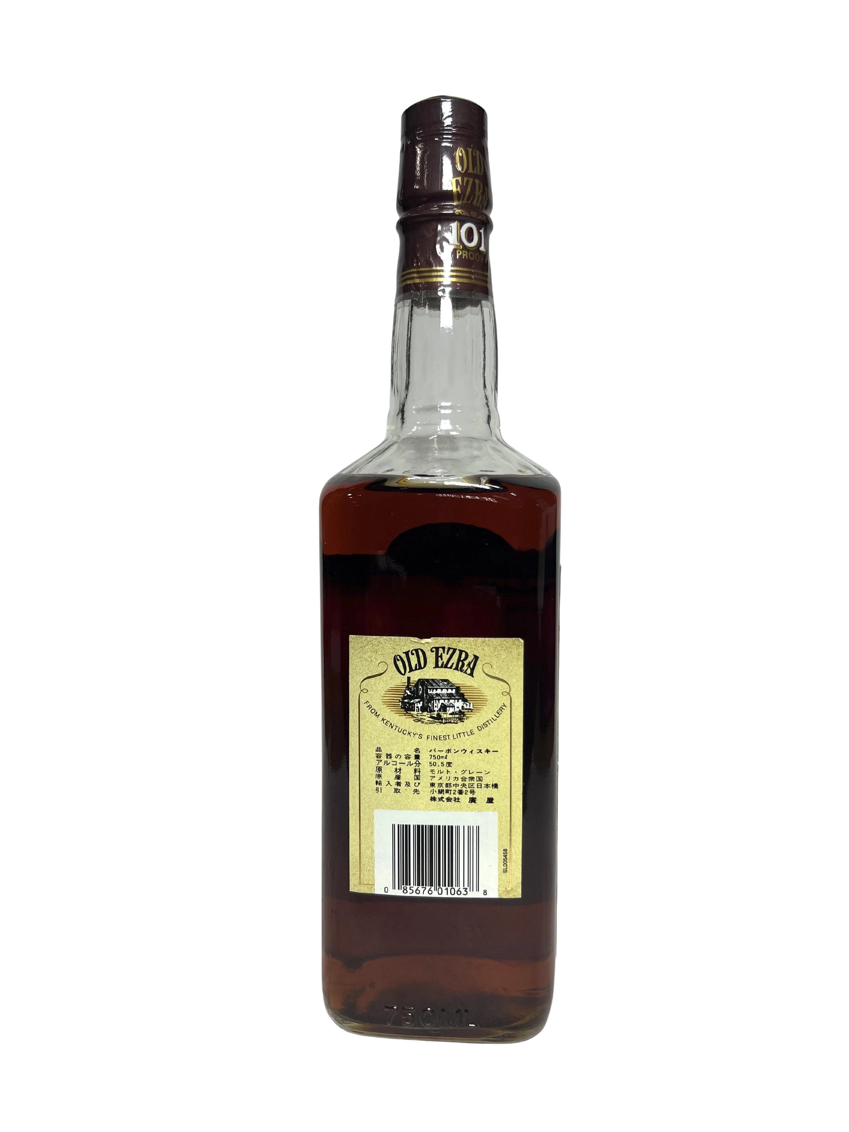 Old Ezra 12/101 1991 -bottle back