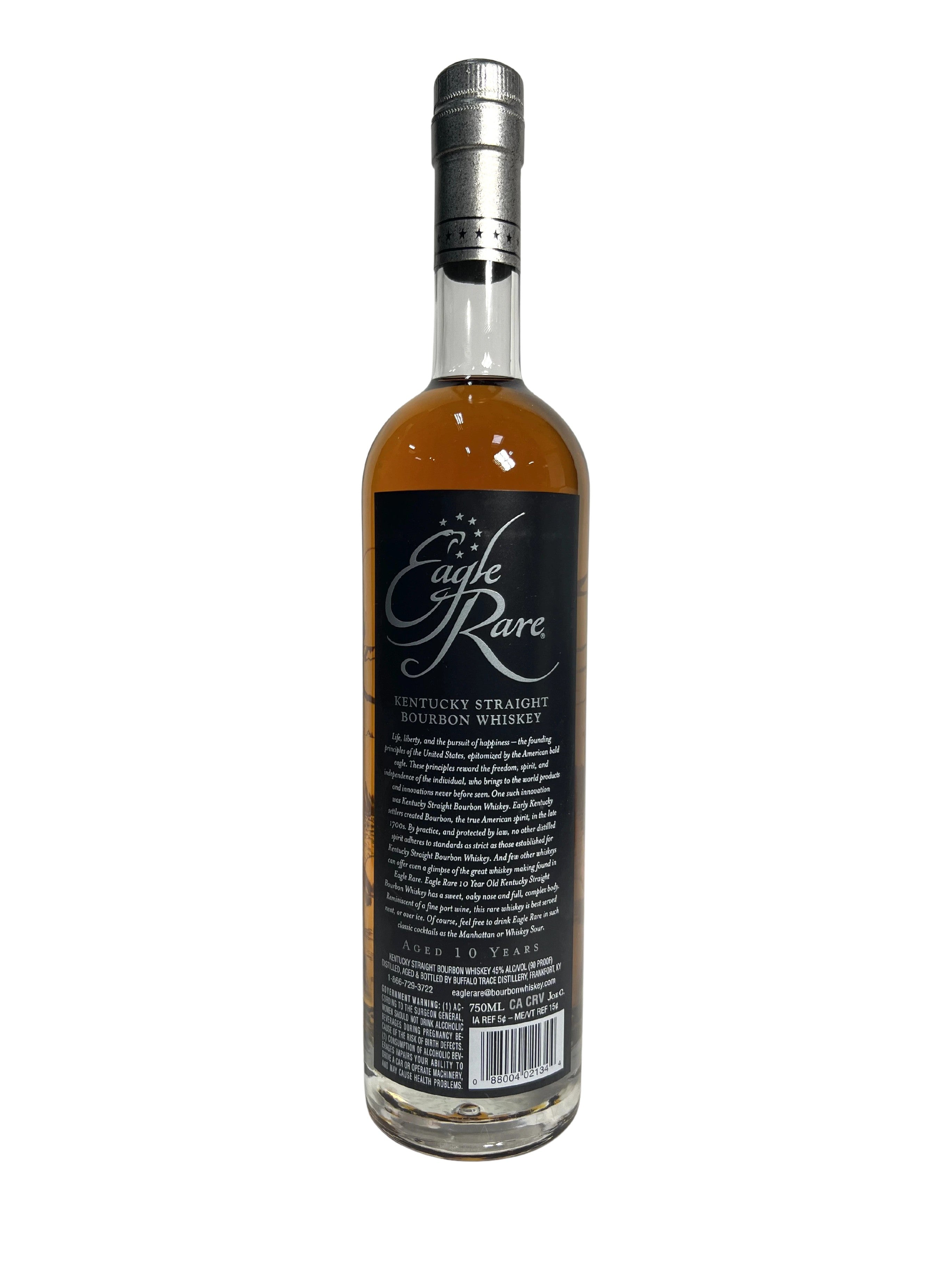 Eagle Rare 10 -bottle back
