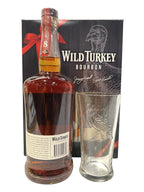Wild Turkey 8/101 700ml gift set for Japan -bottle back