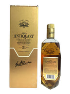 The Antiquary 21-year Scotch -bottle back
