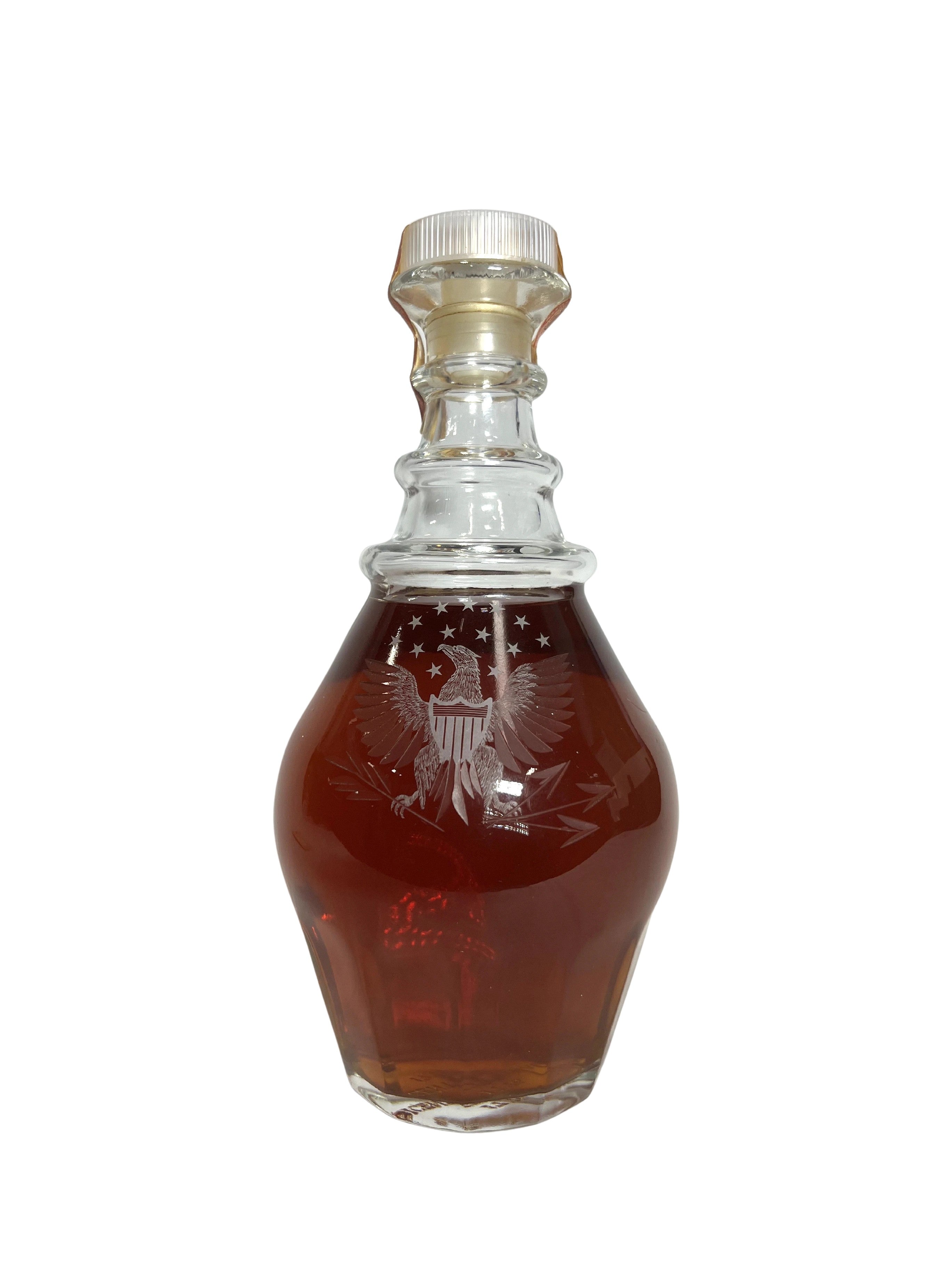 Old Grand-Dad Bicentennial Decanter 1976 -bottle back