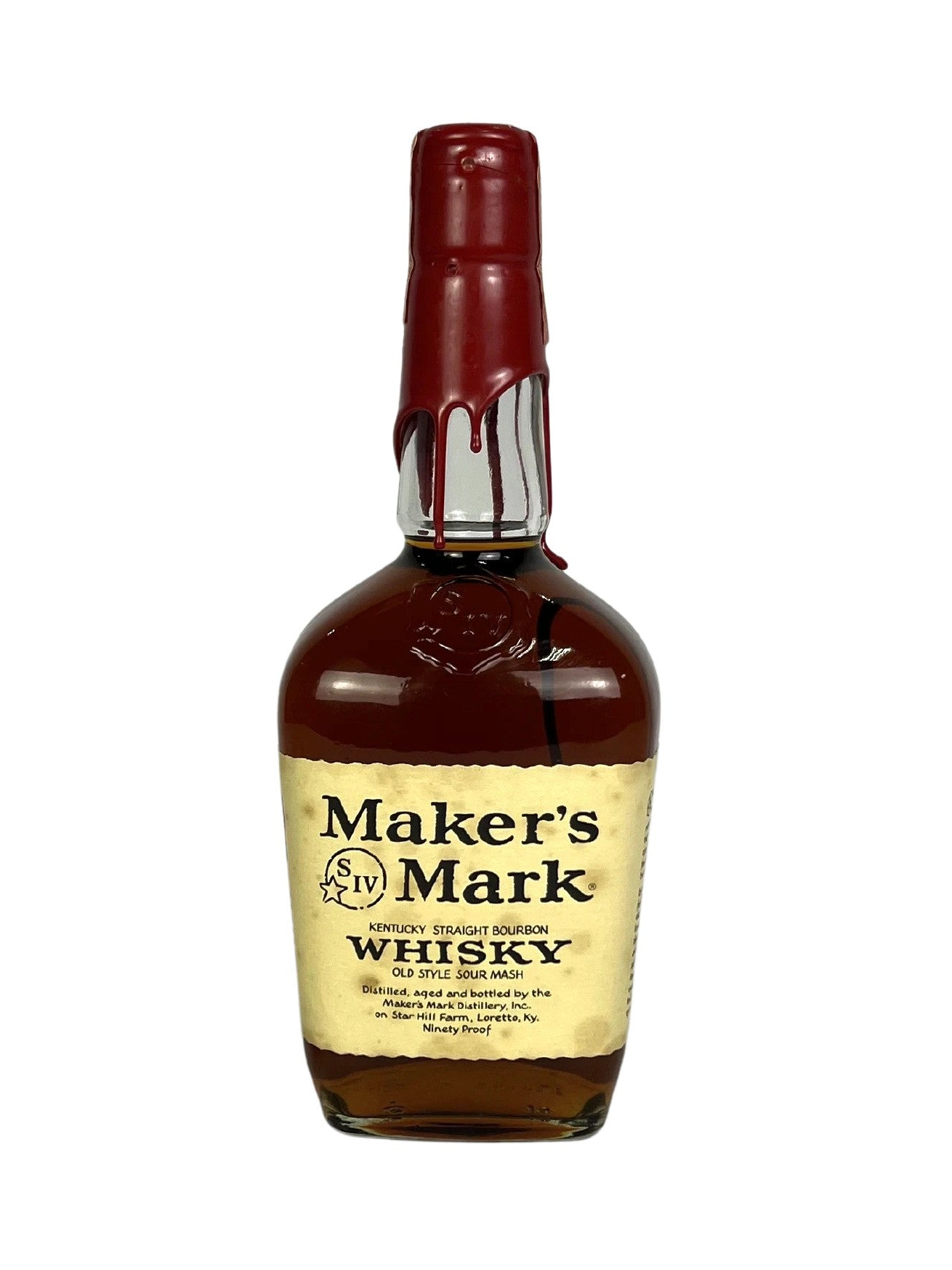 Maker's Mark 1983 -bottle back