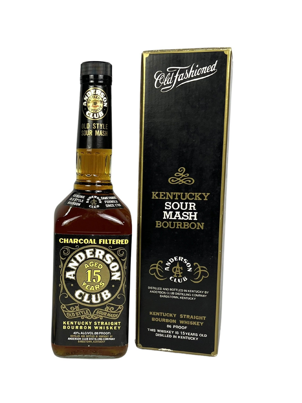Anderson Club 15-year 1994 (pre-fire) -bottle back