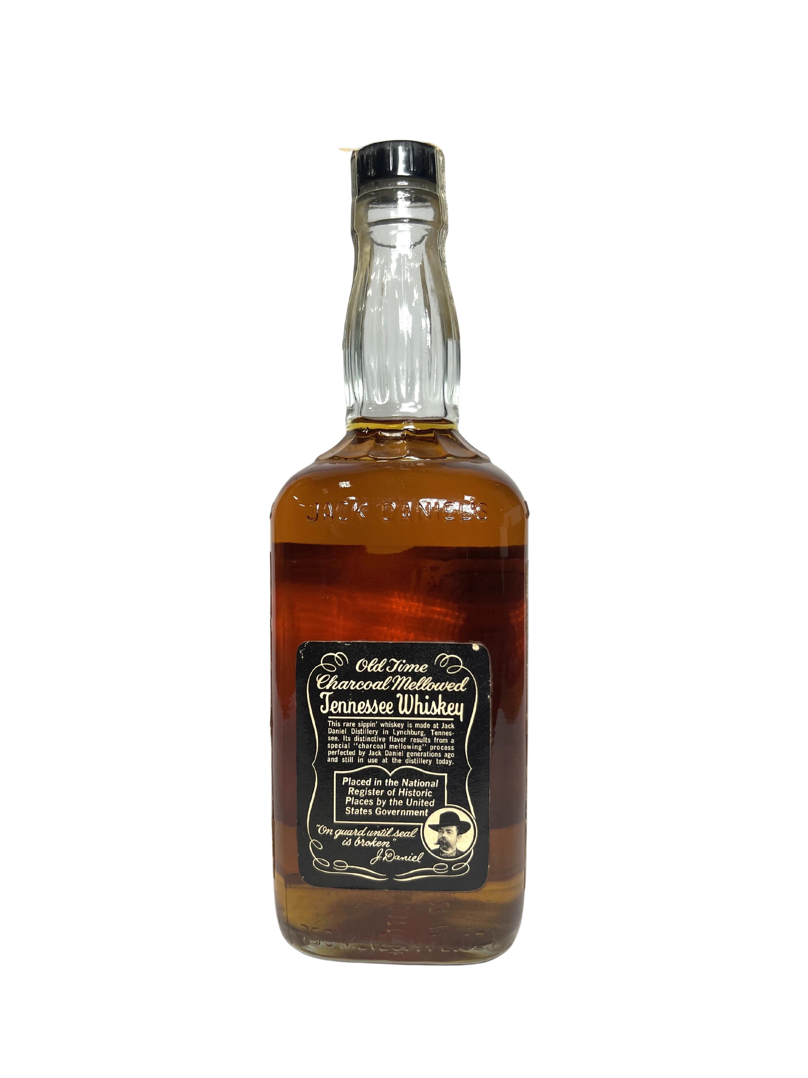 Jack Daniel's Old No. 7, 90pf 1977 -bottle back