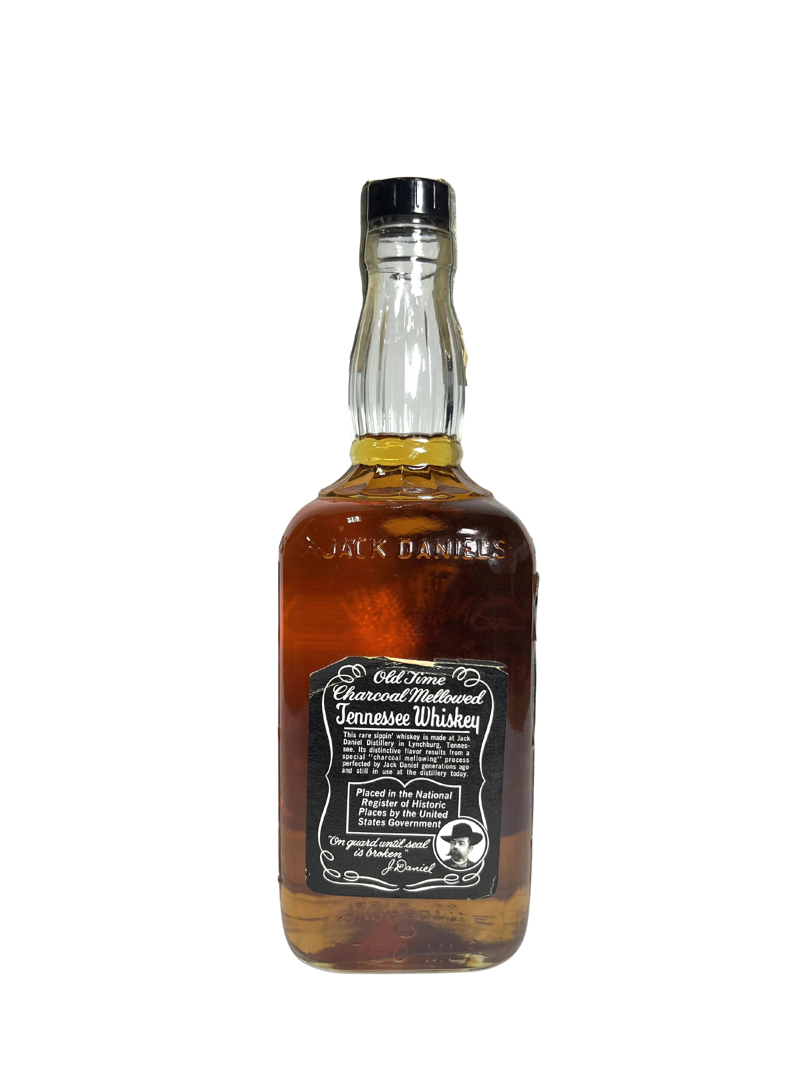 Jack Daniel's Old No. 7, 90pf 1977 -bottle back