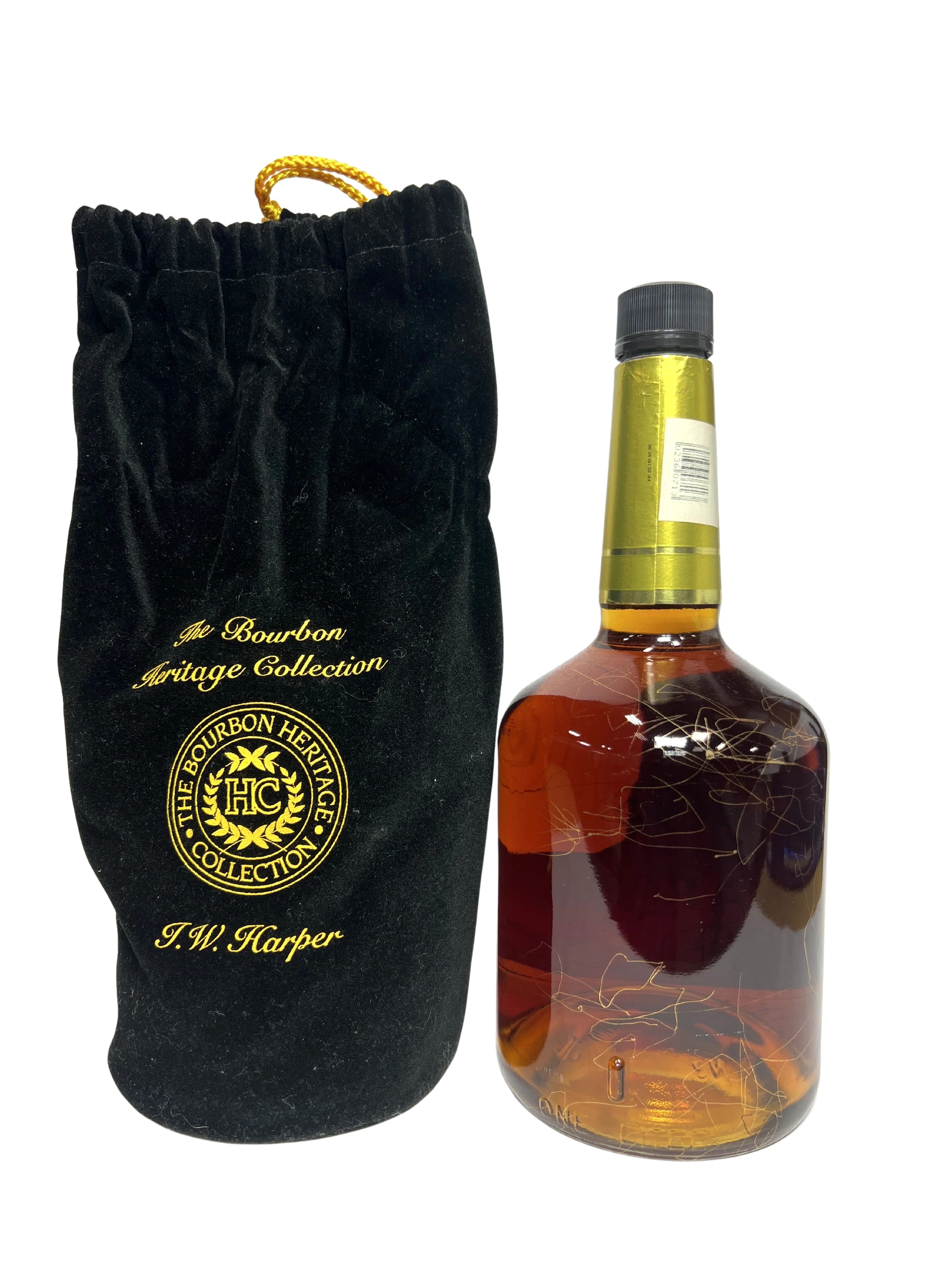 I.W. Harper 15 Year 1996 Liter -bottle back