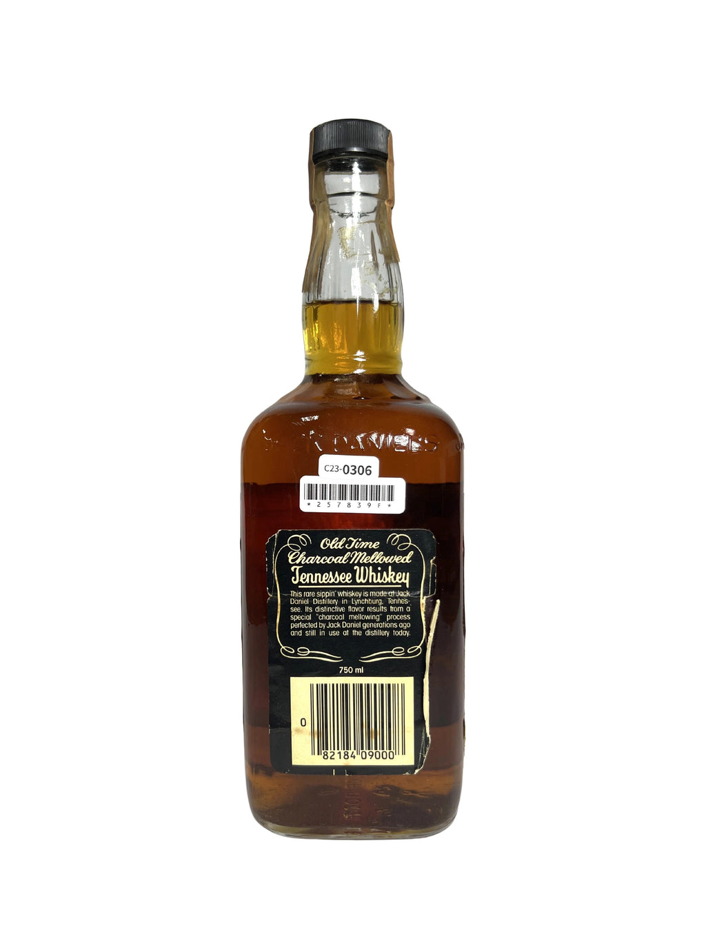 Jack Daniel's Old No. 7, 90pf 1981 -bottle back