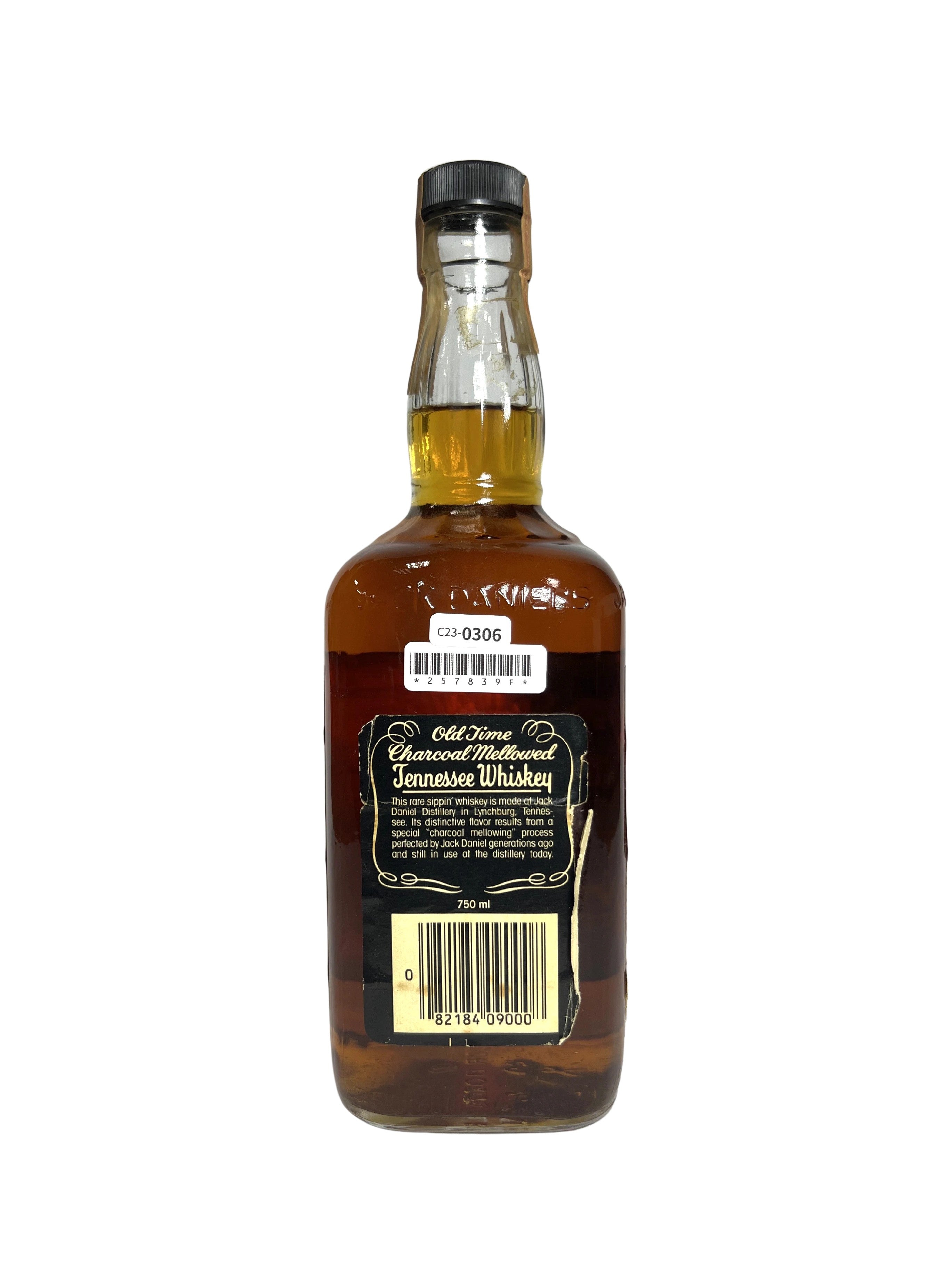 Jack Daniel's Old No. 7, 90pf 1981 -bottle back