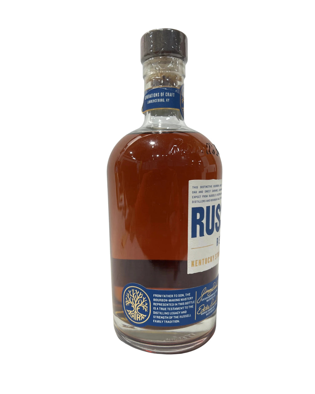 RUSSELL'S RESERVE 13 Year Kentucky Straight Bourbon Whiskey 2023 (Batch 5) 114.8 Proof 750ml -bottle back