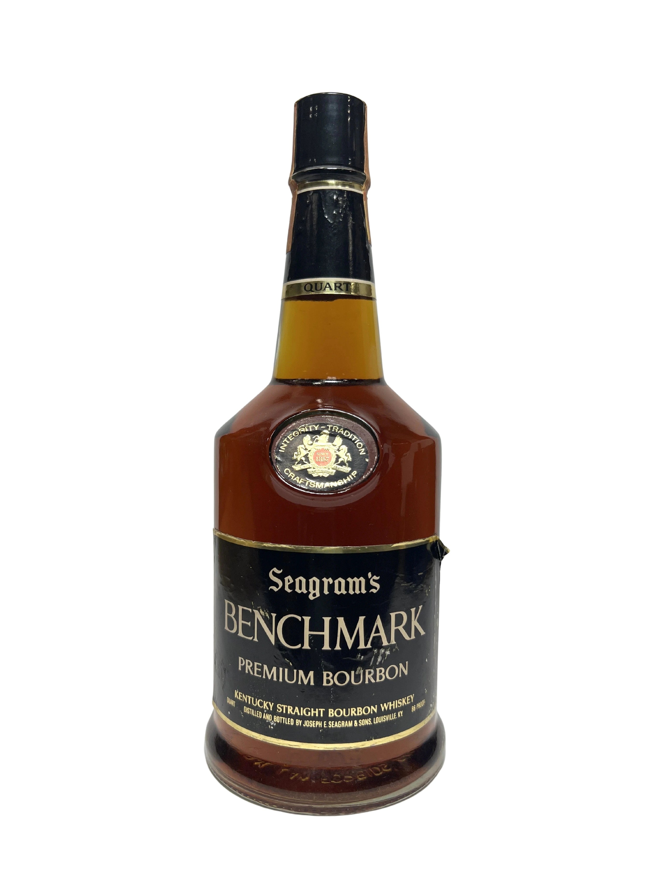 BENCHMARK PREMIUM BOURBON 1974 -bottle back