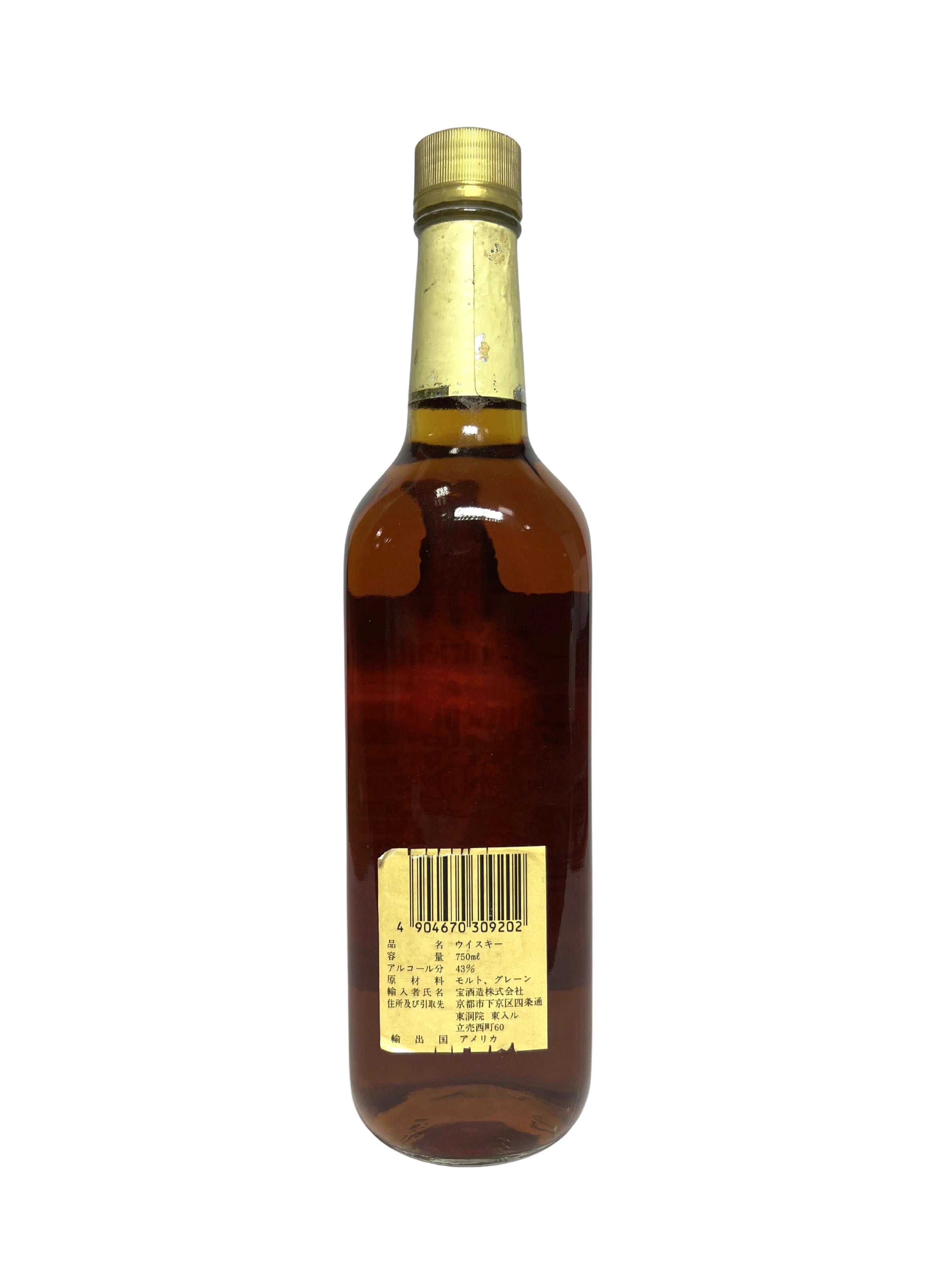 Ancient Ancient Age 10-year 1989 -bottle back