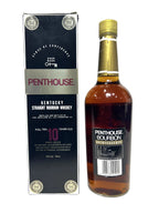 Penthouse Kentucky Straight Bourbon Whiskey 1989 -bottle back