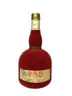 Grand Marnier Faux Velvet 1980's -bottle back