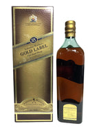 Johnnie Walker Gold Label Old Scotch Whisky -bottle back