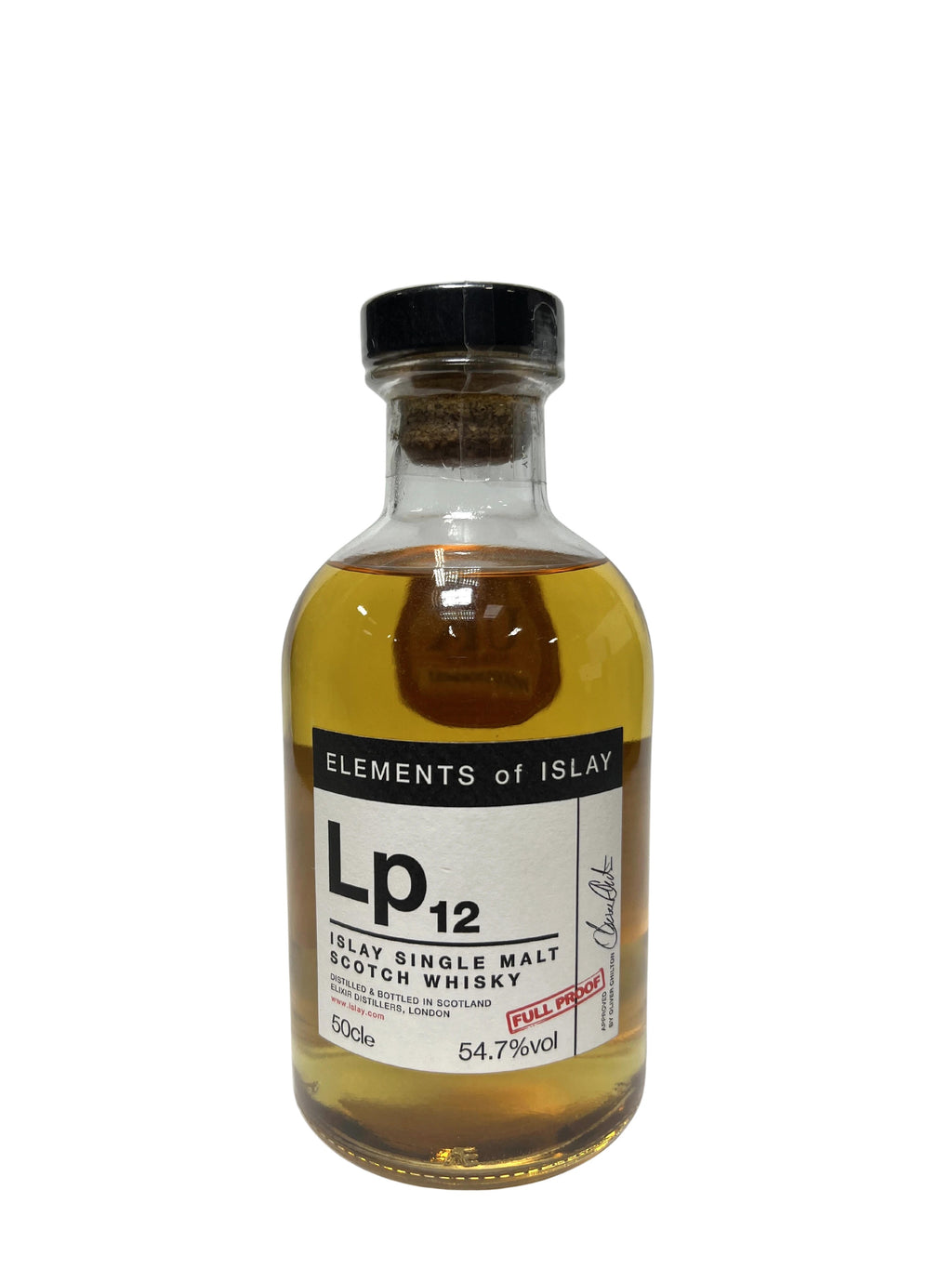 Elements of Islay Laphroaig LP12 (500ml) -bottle back