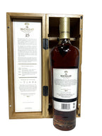 Macallan 25-year Sherry Cask 2024 700ml -bottle back