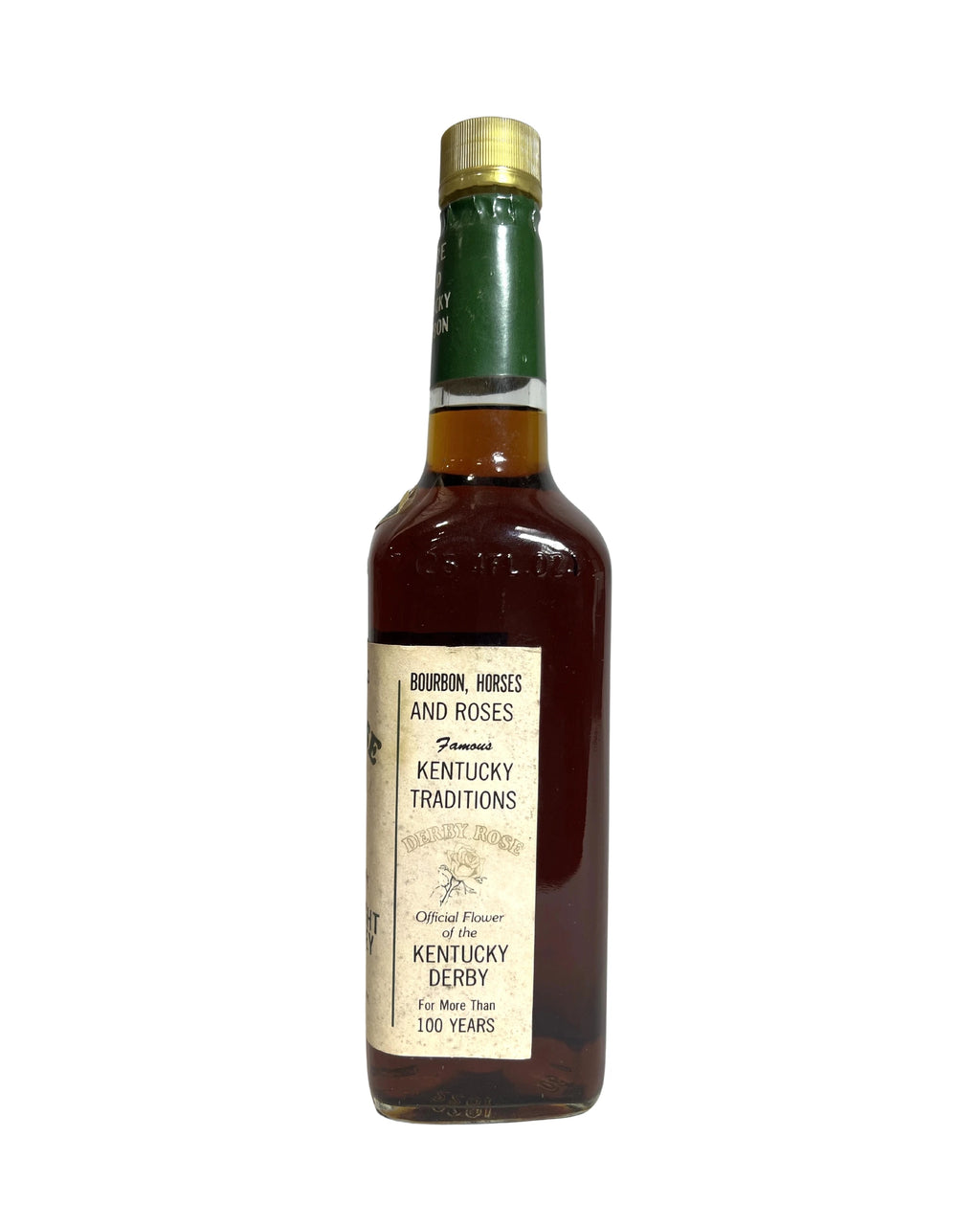 Derby Rose Kentucky Straight Bourbon Whiskey, 15 Year, 1990 101 Proof 750ml -bottle back