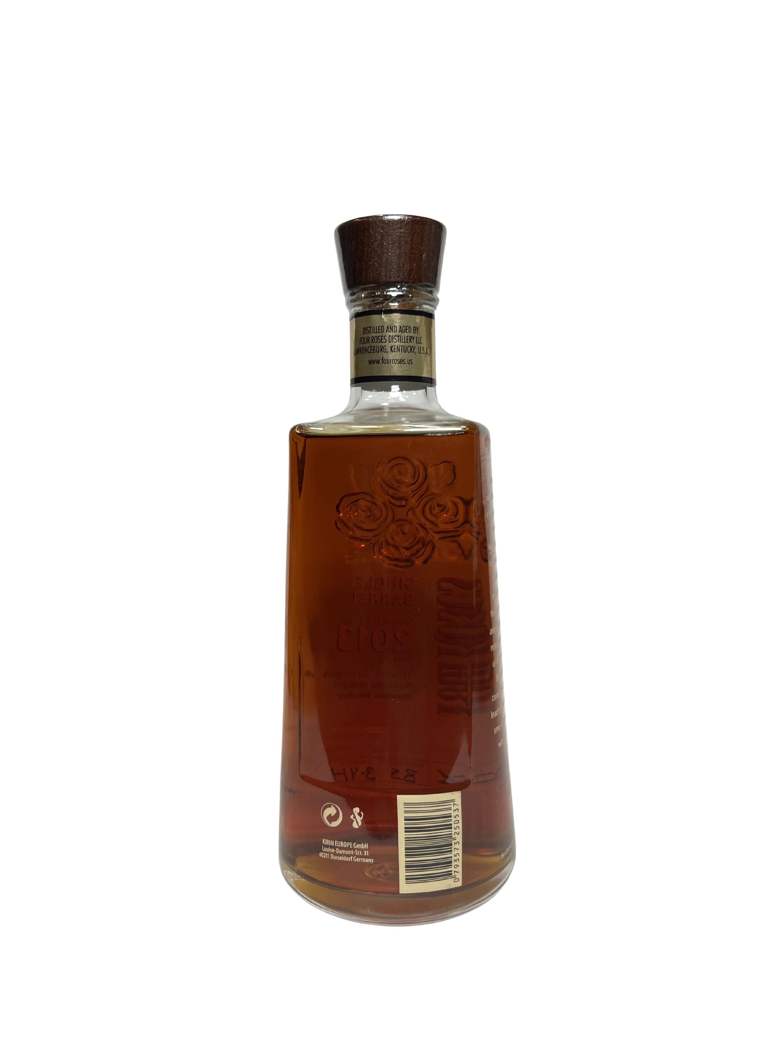Four Roses Single Barrel Limited Edition 2013 -bottle back