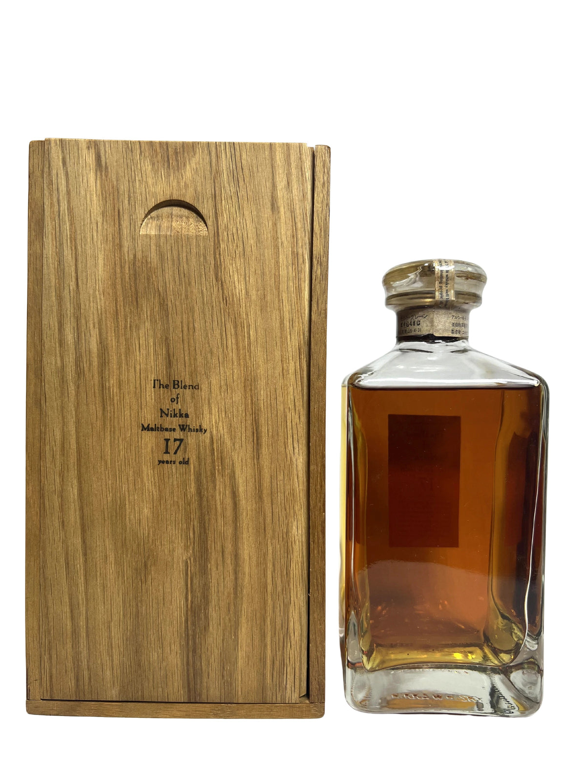 The Blend of Nikka Maltbase 17-year with box -bottle back