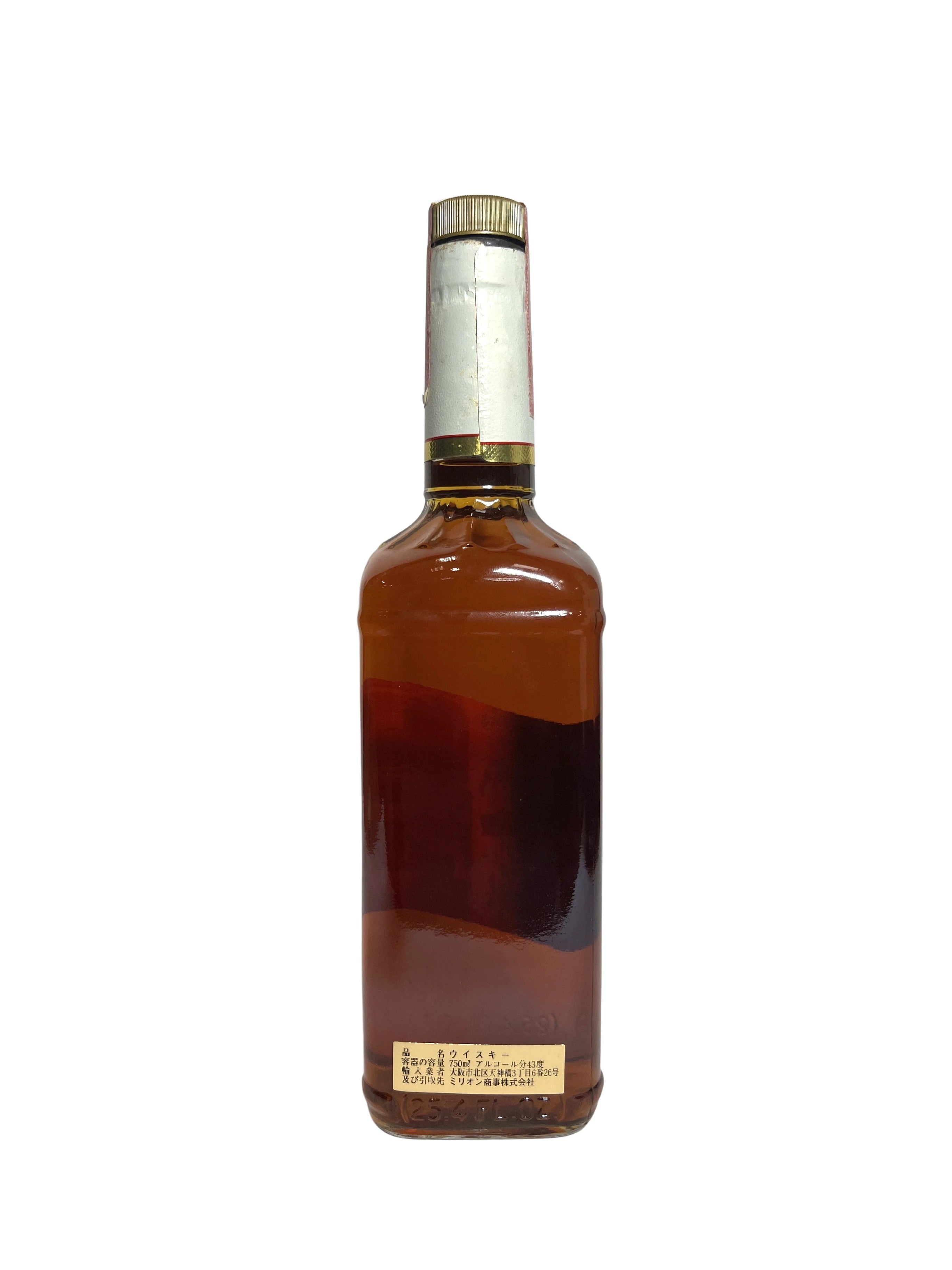 Kentucky Gentleman 1980 -bottle back
