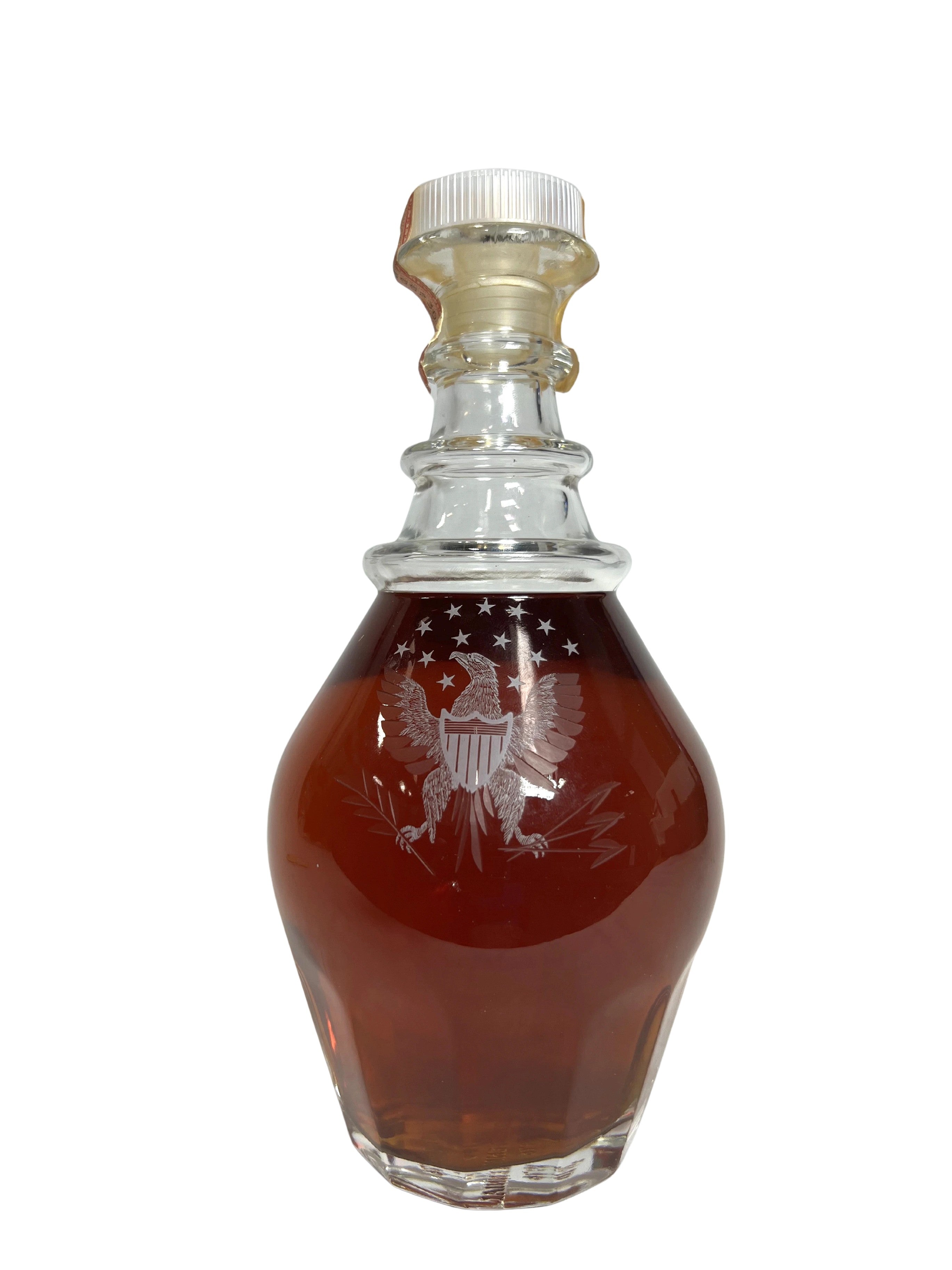 Old Grand-Dad Bicentennial Decanter Kentucky Straight Bourbon Whiskey 1976 -bottle back